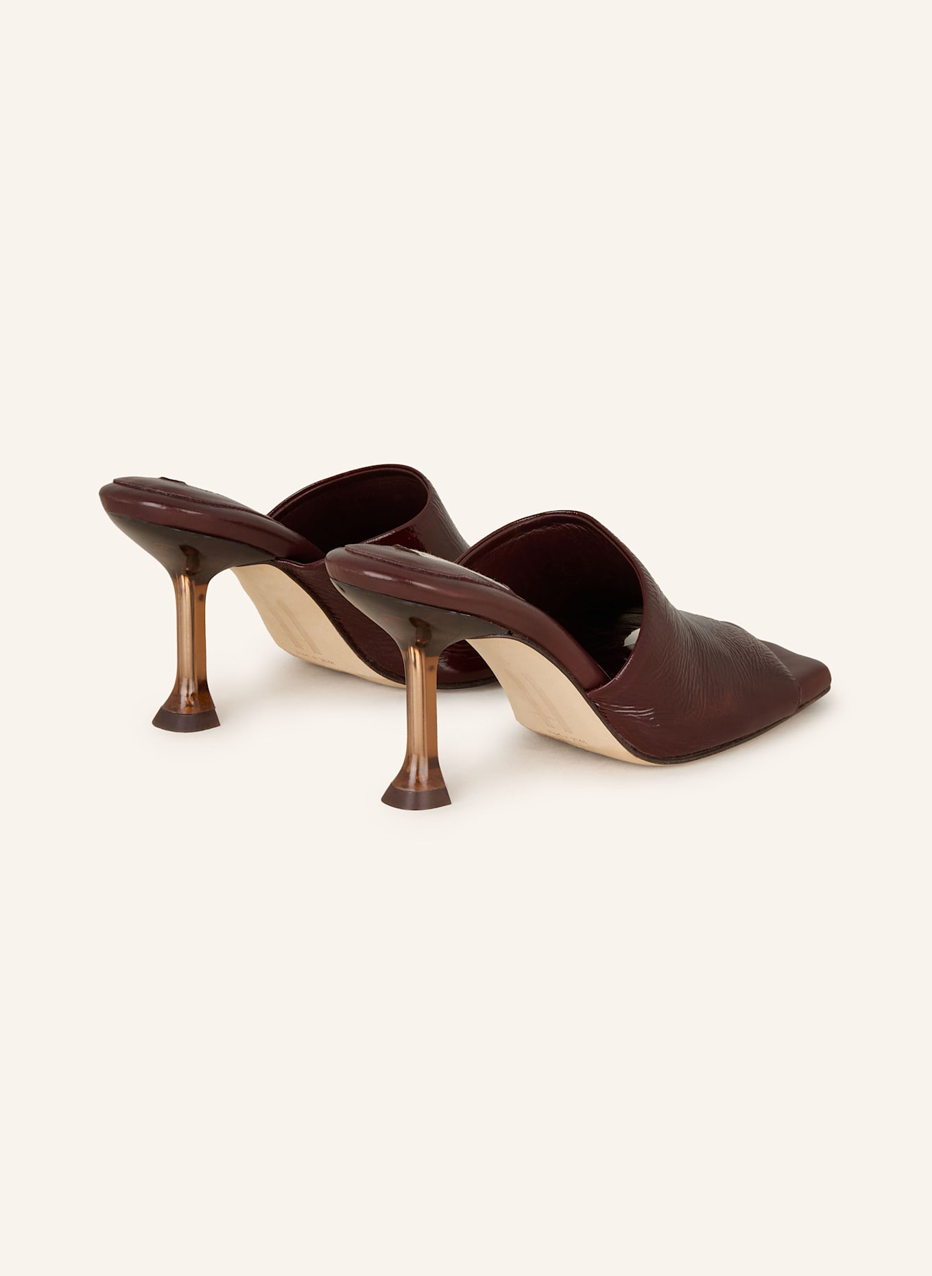 MIISTA Mules MIRI: DUNKELROT