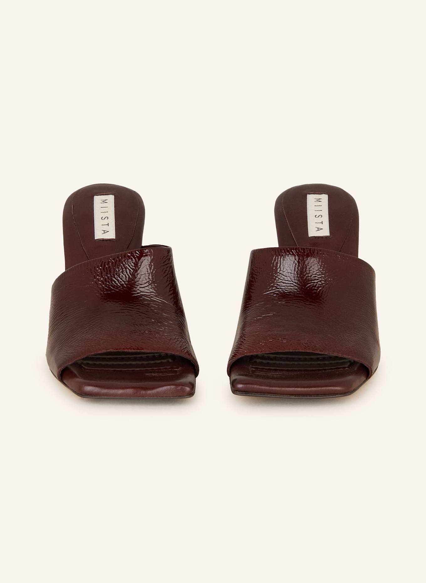 MIISTA Mules MIRI: DUNKELROT