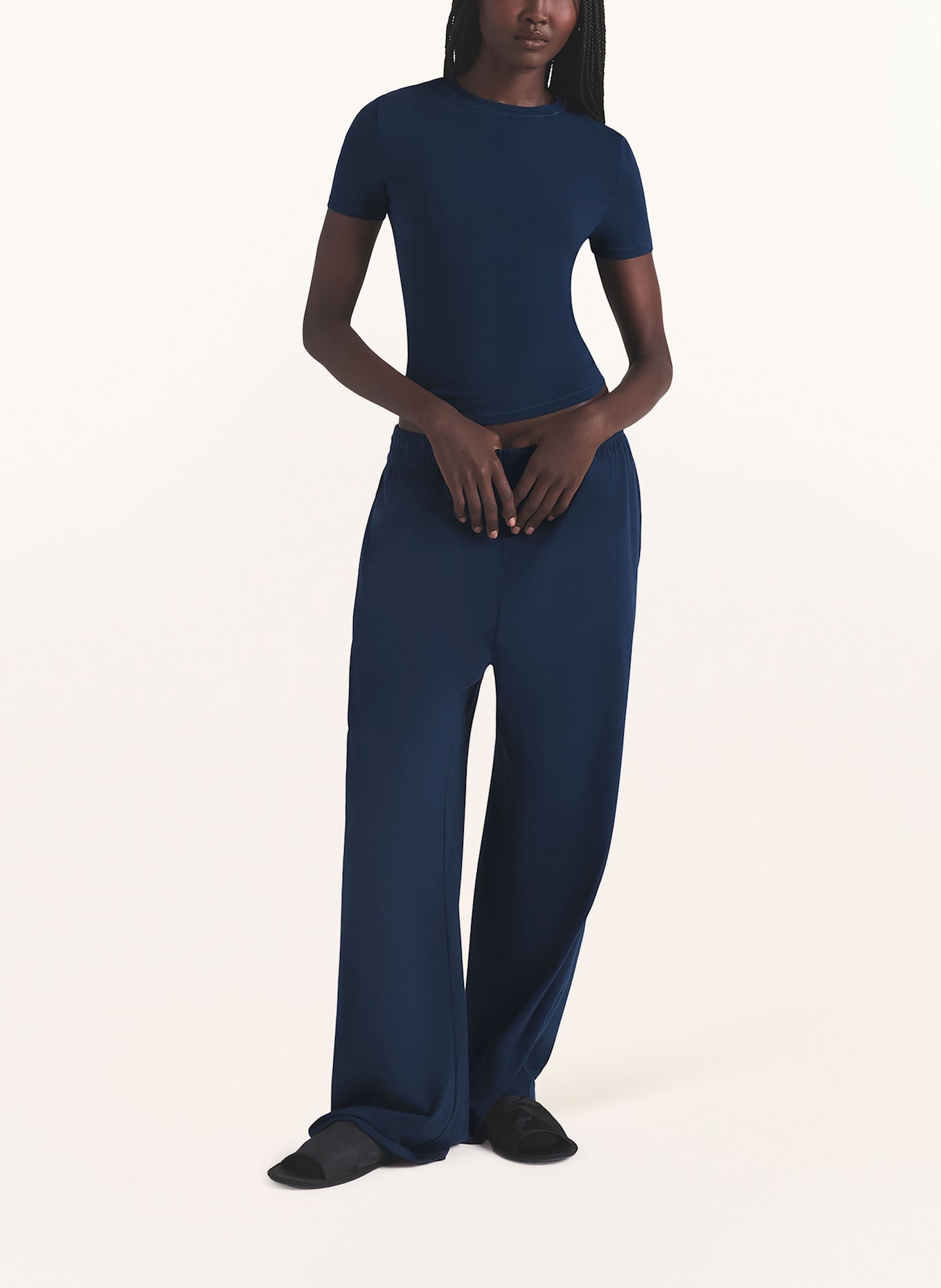 SKIMS Loungeshirt COTTON JERSEY: NAVY
