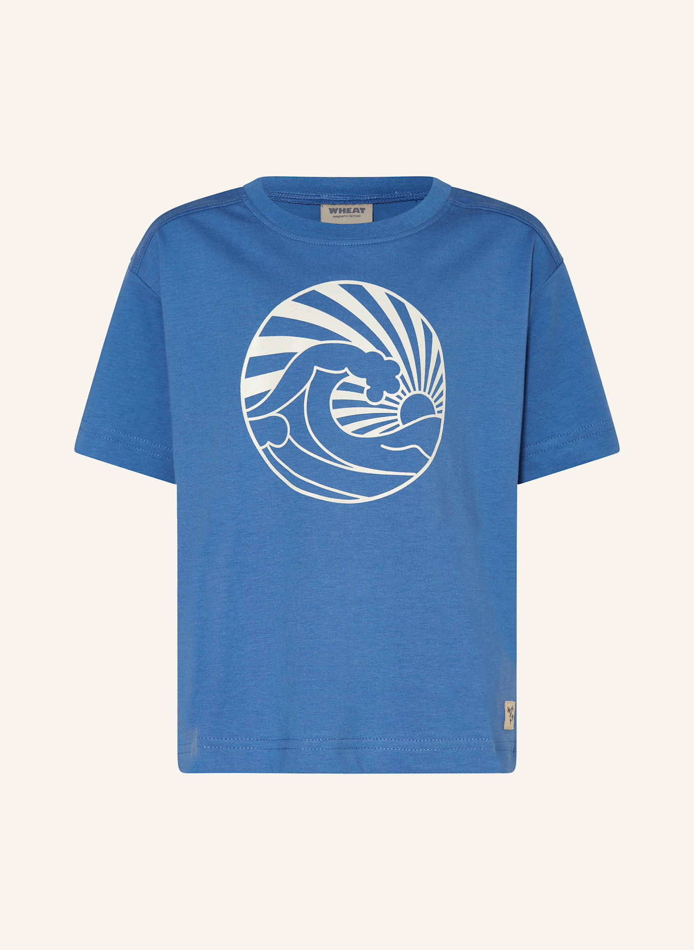 WHEAT T-Shirt WALLY: BLAU