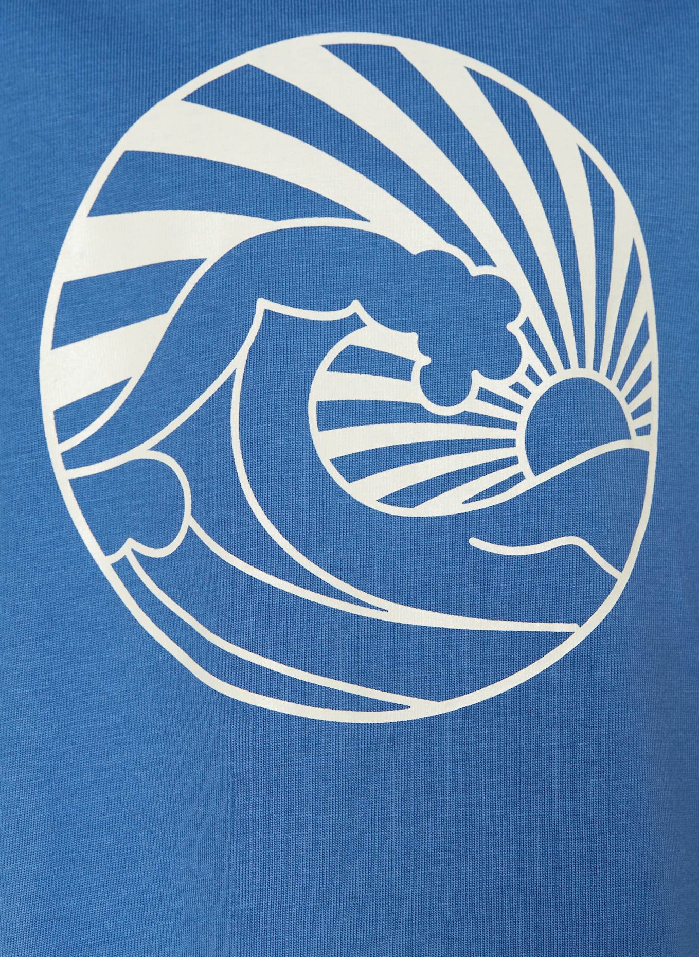 WHEAT T-Shirt WALLY: BLAU