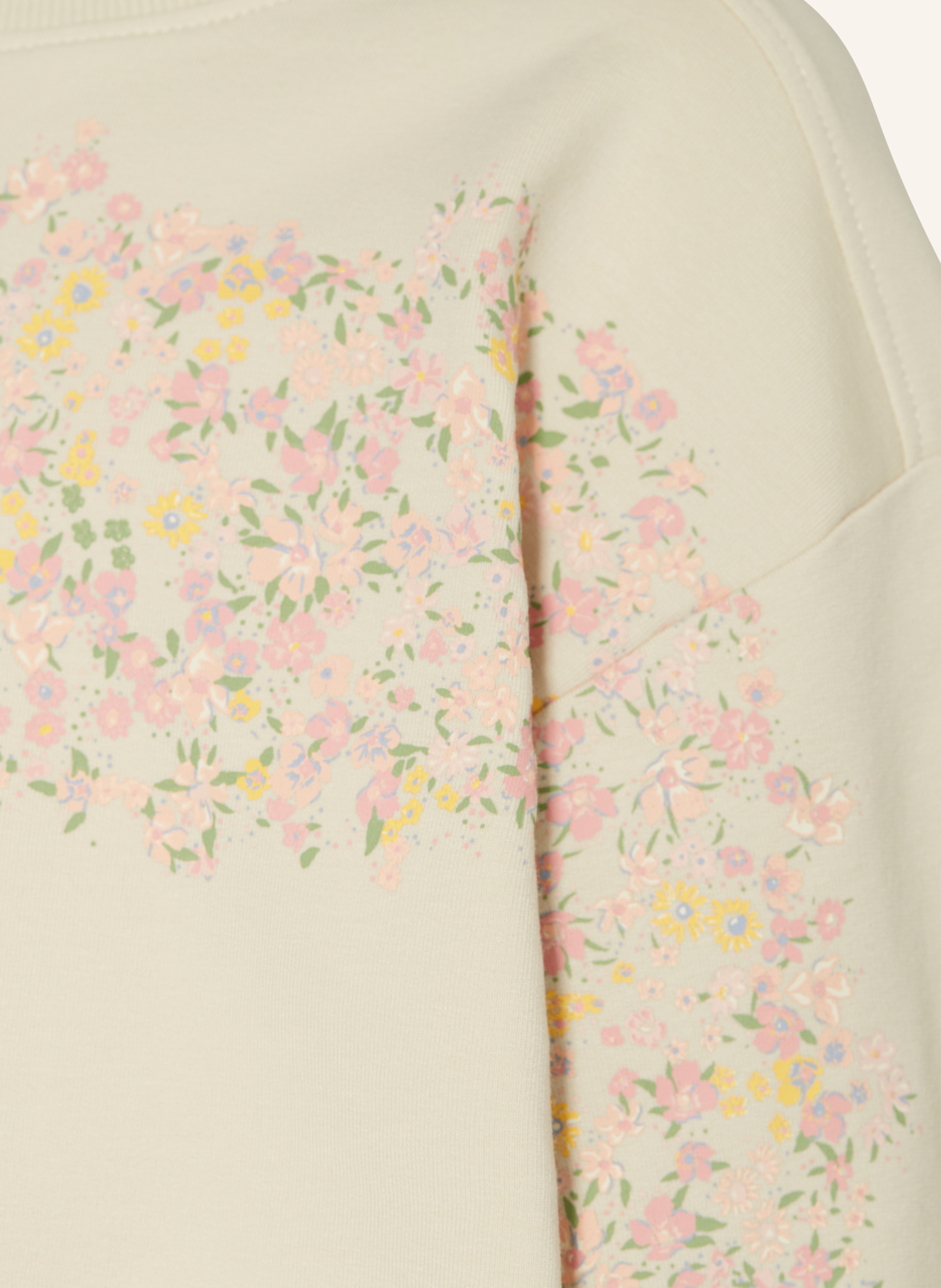 WHEAT Sweatshirt ELIZA: ECRU/ ROSA/ GELB