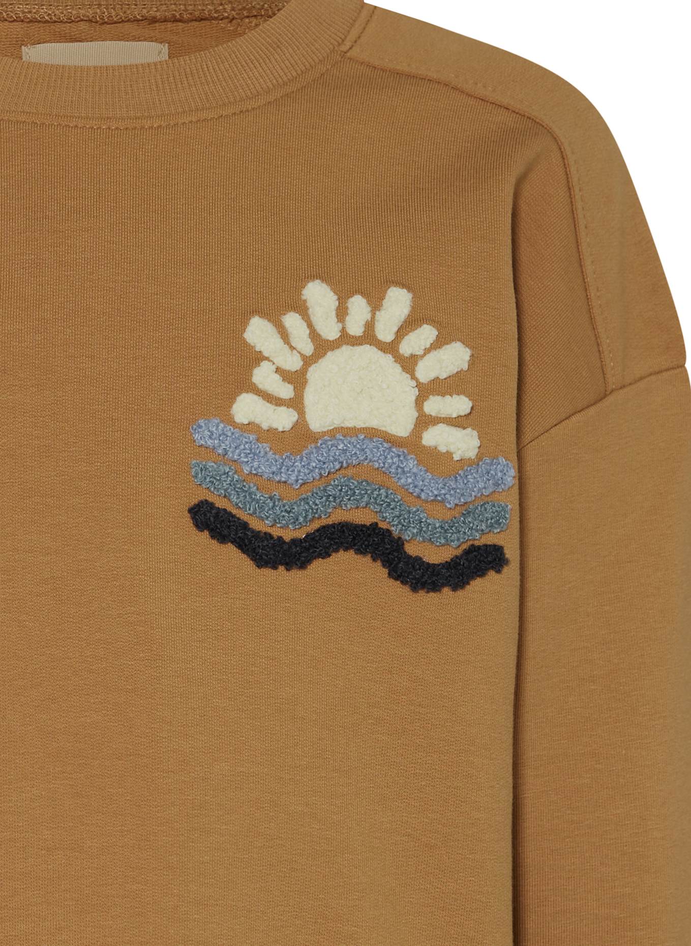 WHEAT Sweatshirt SANDER: HELLBRAUN