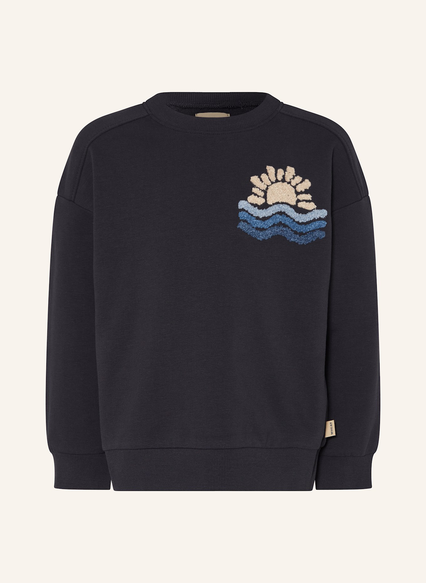 WHEAT Sweatshirt SANDER: DUNKELBLAU