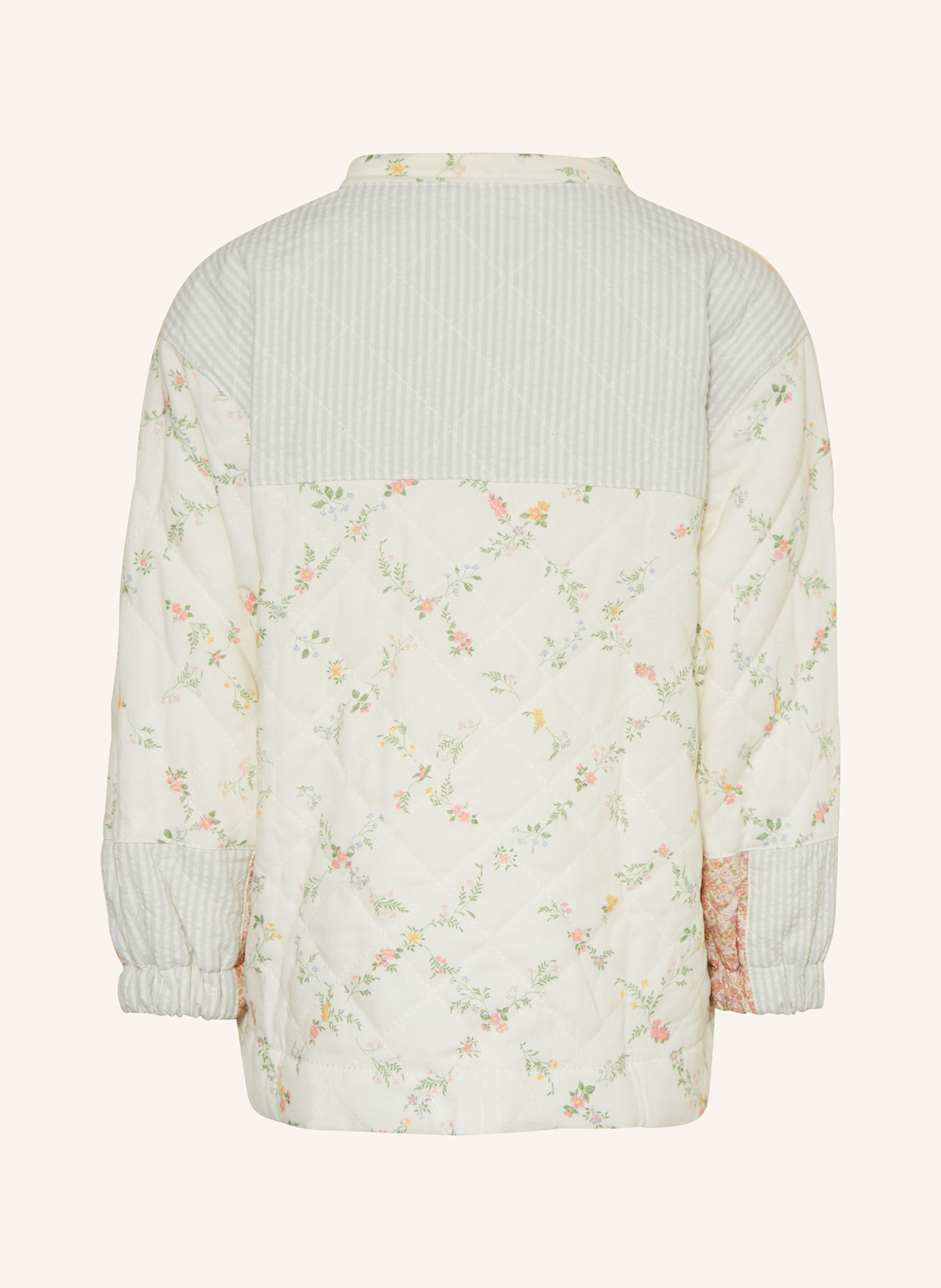 WHEAT Steppjacke: ECRU/ GRÜN/ ROSA