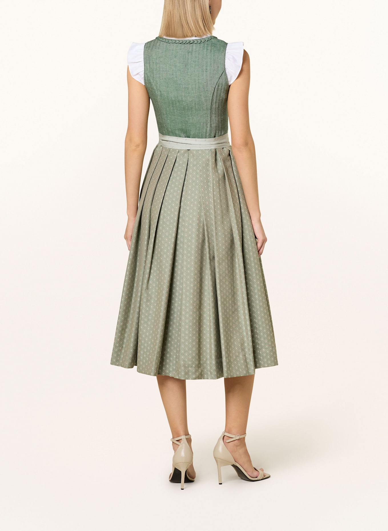 anno domini Leinendirndl VALERIE: GRÜN