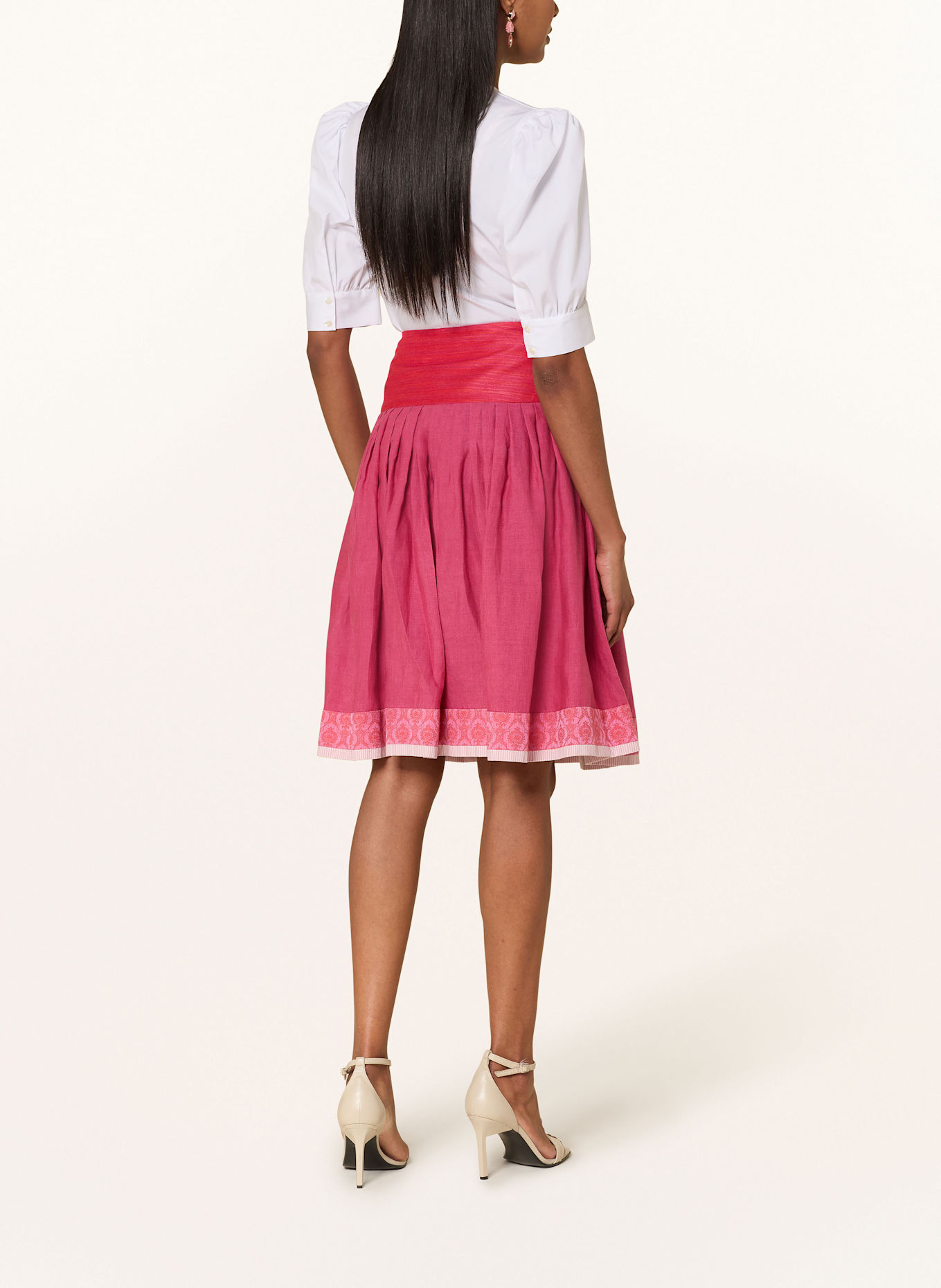 ROCKMACHERIN Traditional blouse TULA: WHITE