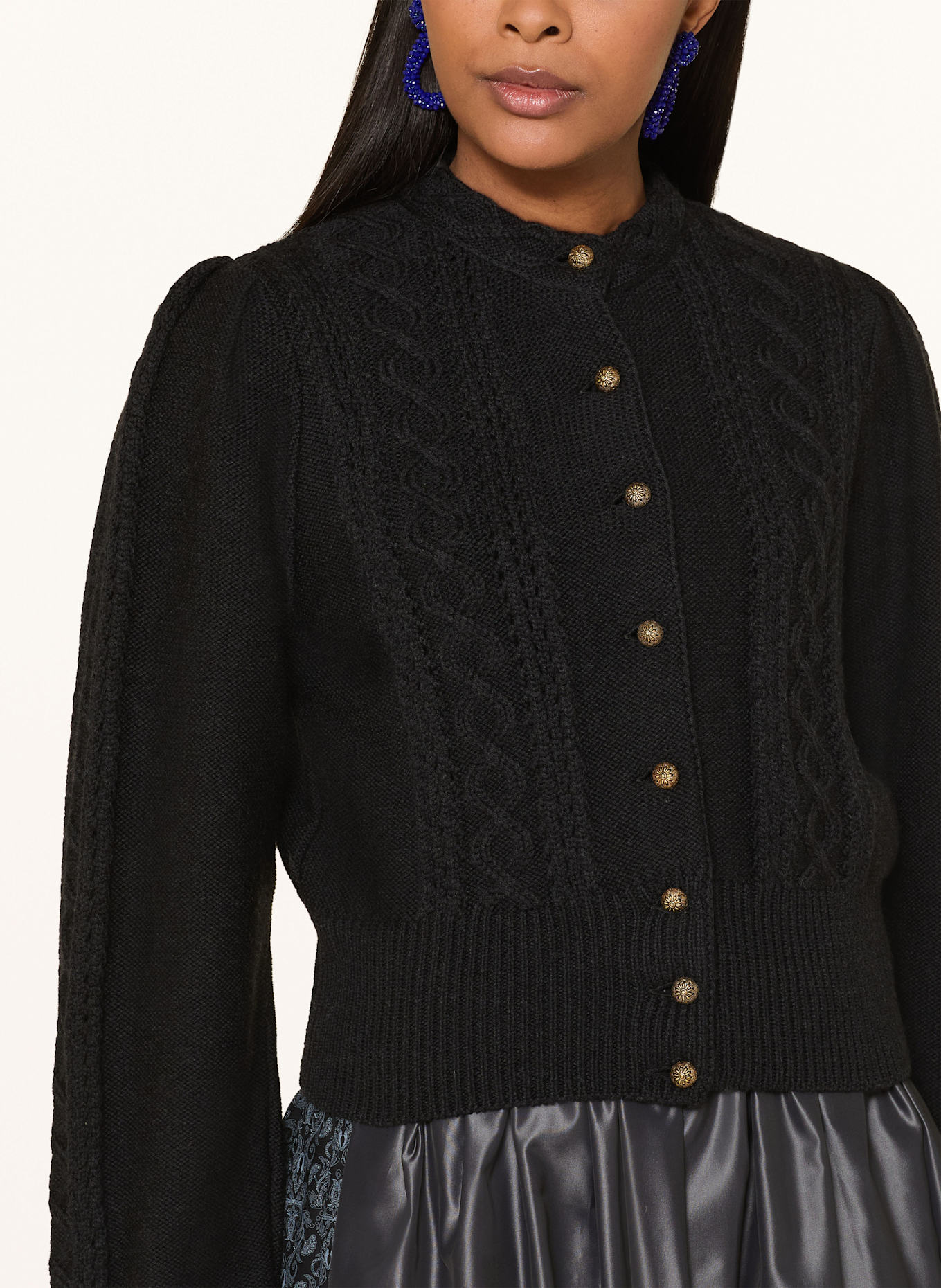 Gottseidank Strickjanker LEA aus Merinowolle: DUNKELGRAU