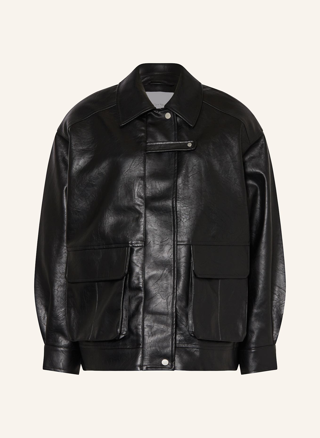 LeGer Studio Jacke DAVINIA in Lederoptik: SCHWARZ