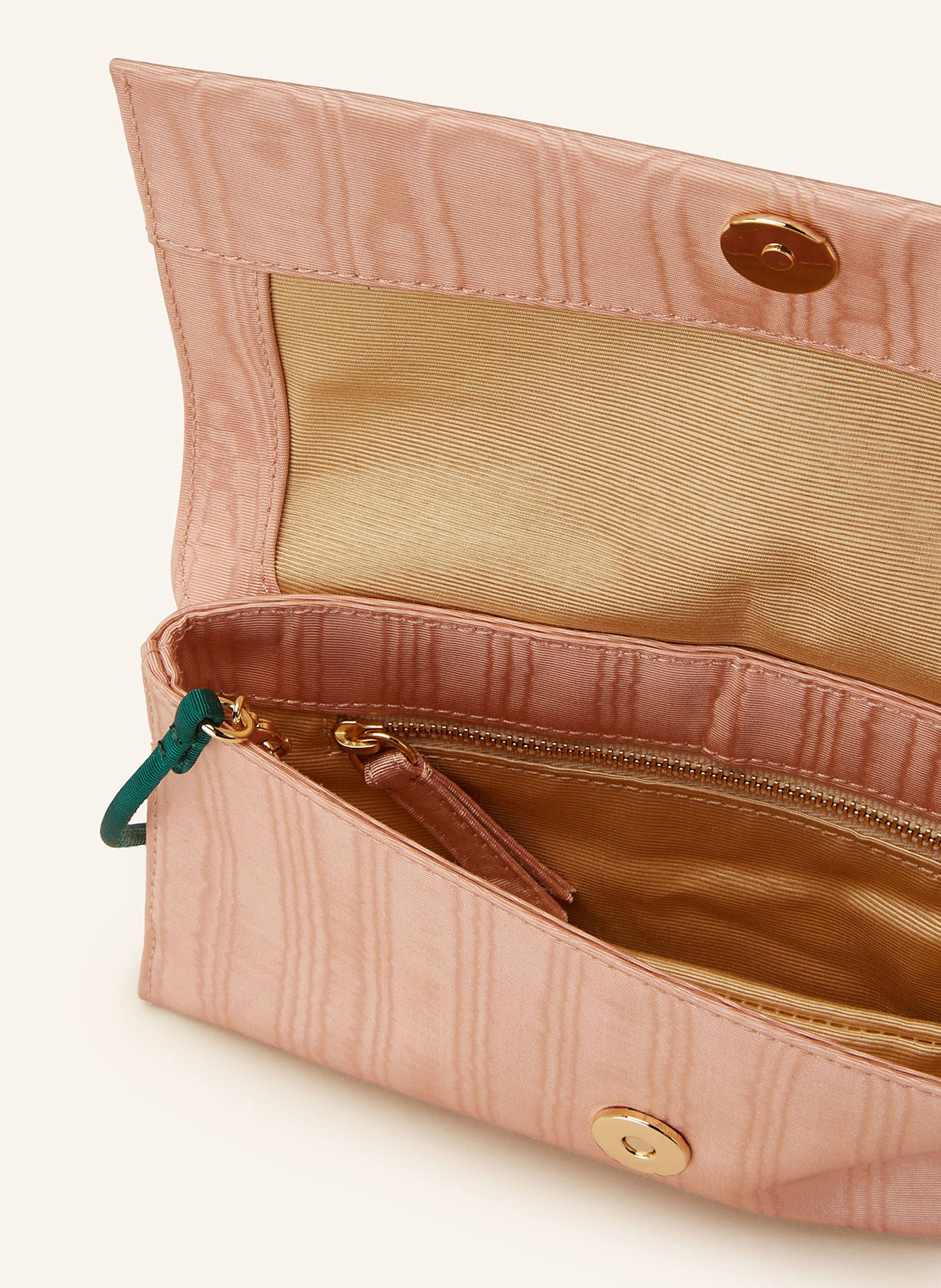LOEFFLER RANDALL Clutch CHARLEE: NUDE/ RED