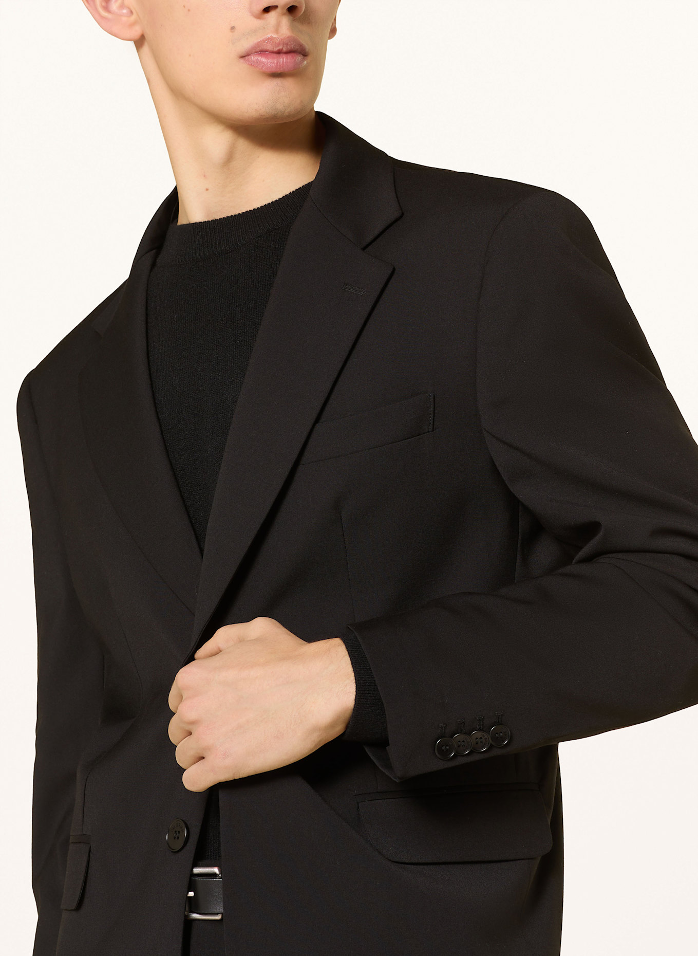 I'M BRIAN Veste de costume coupe classique: 009 NERO