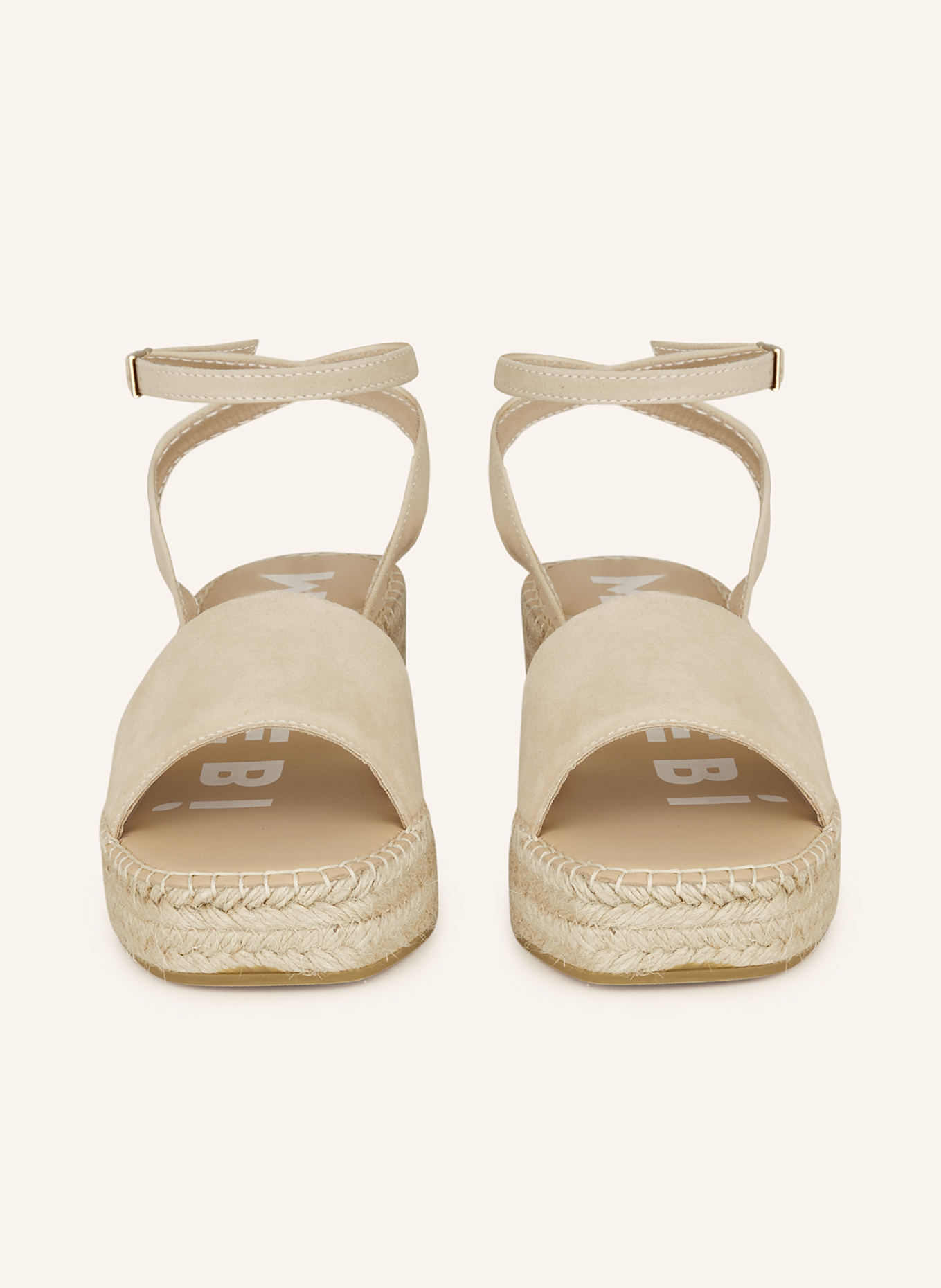 MANEBÍ Wedges HAMPTONS: CREME