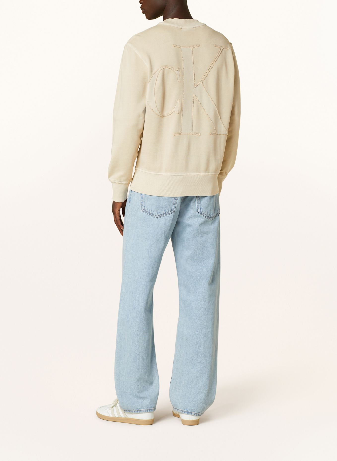 Calvin Klein Jeans Mikina: BÉŽOVÁ