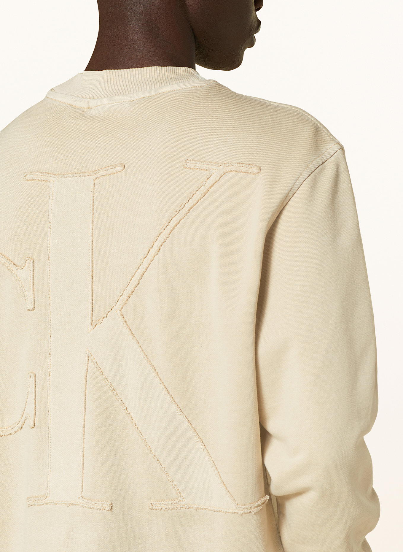 Calvin Klein Jeans Mikina: BÉŽOVÁ