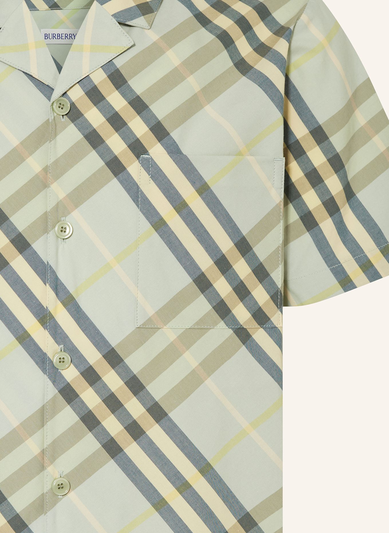 BURBERRY Košile s krátkým rukávem: Красный шарф в клеточку в стиле burberry 1