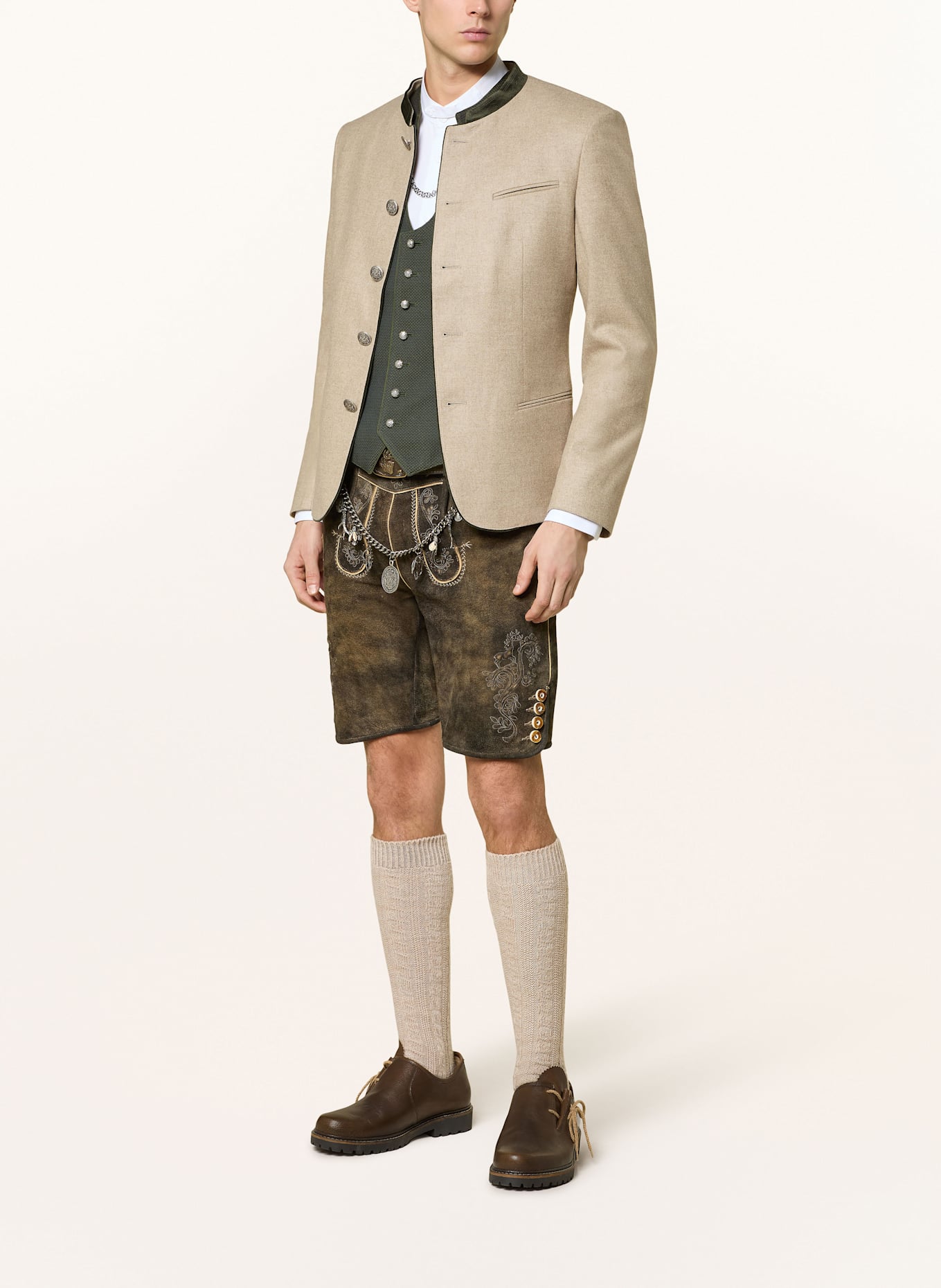Heimatglück Tracht Janker JOSEF: BEIGE