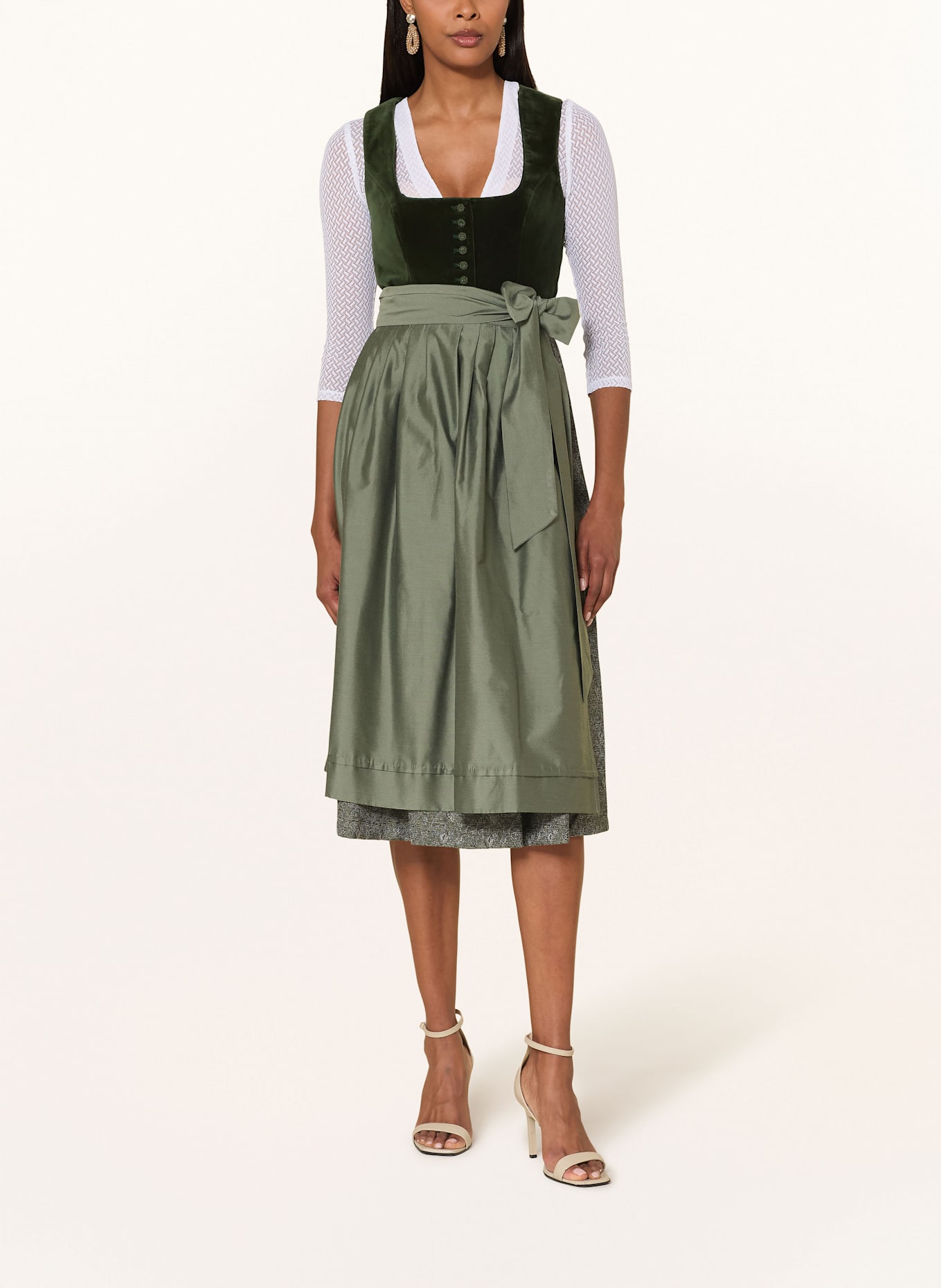 Heimatglück Tracht Dirndl MATHILDA: GROEN/ VERT