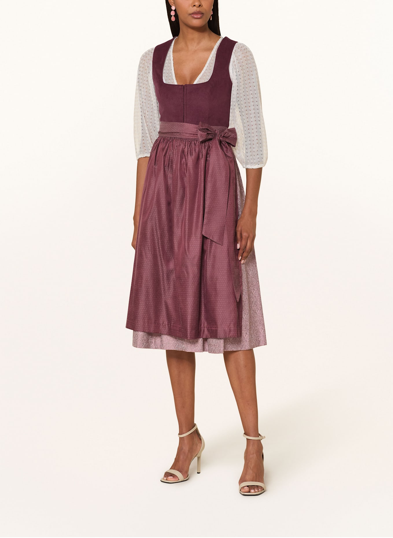 Heimatglück Tracht Dirndl ANNA: Dirndl AURELIE with linen