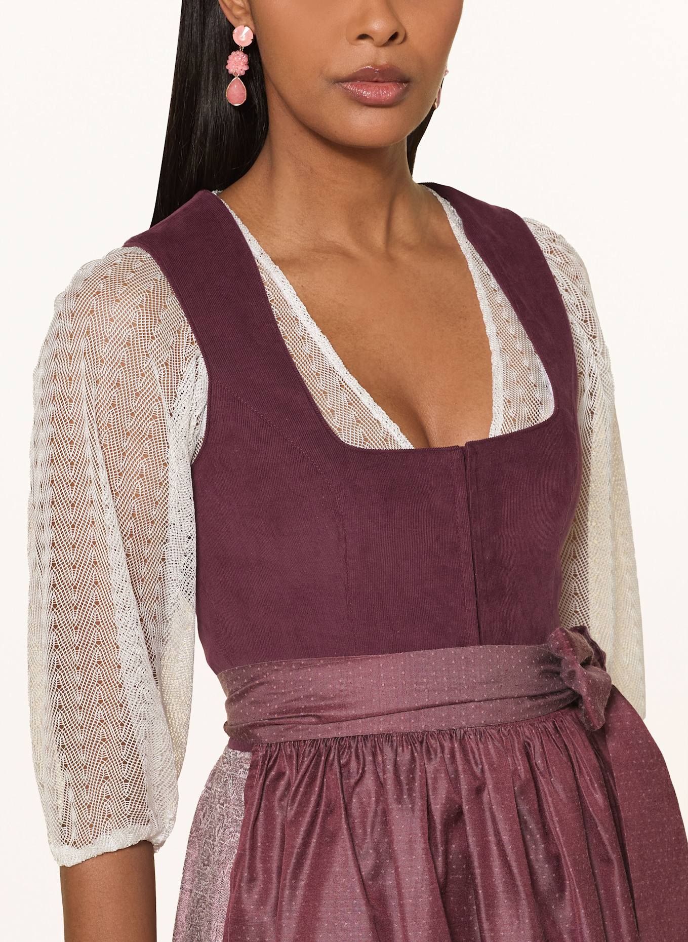 Heimatglück Tracht Dirndl ANNA: Dirndl AURELIE with linen