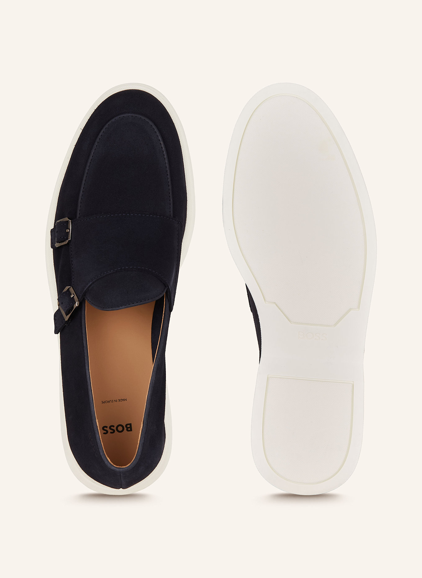 BOSS Double-Monks SIENNE: DUNKELBLAU