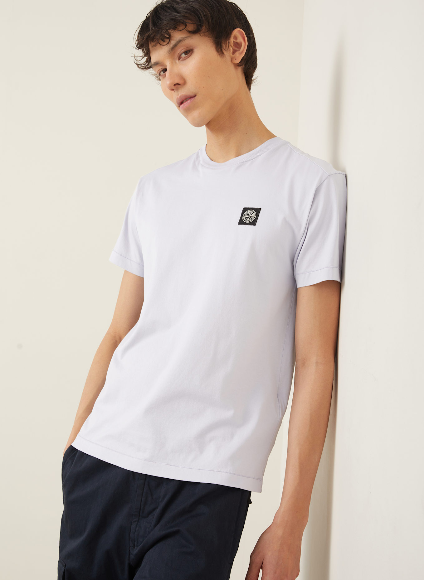 STONE ISLAND T-Shirt: HELLLILA