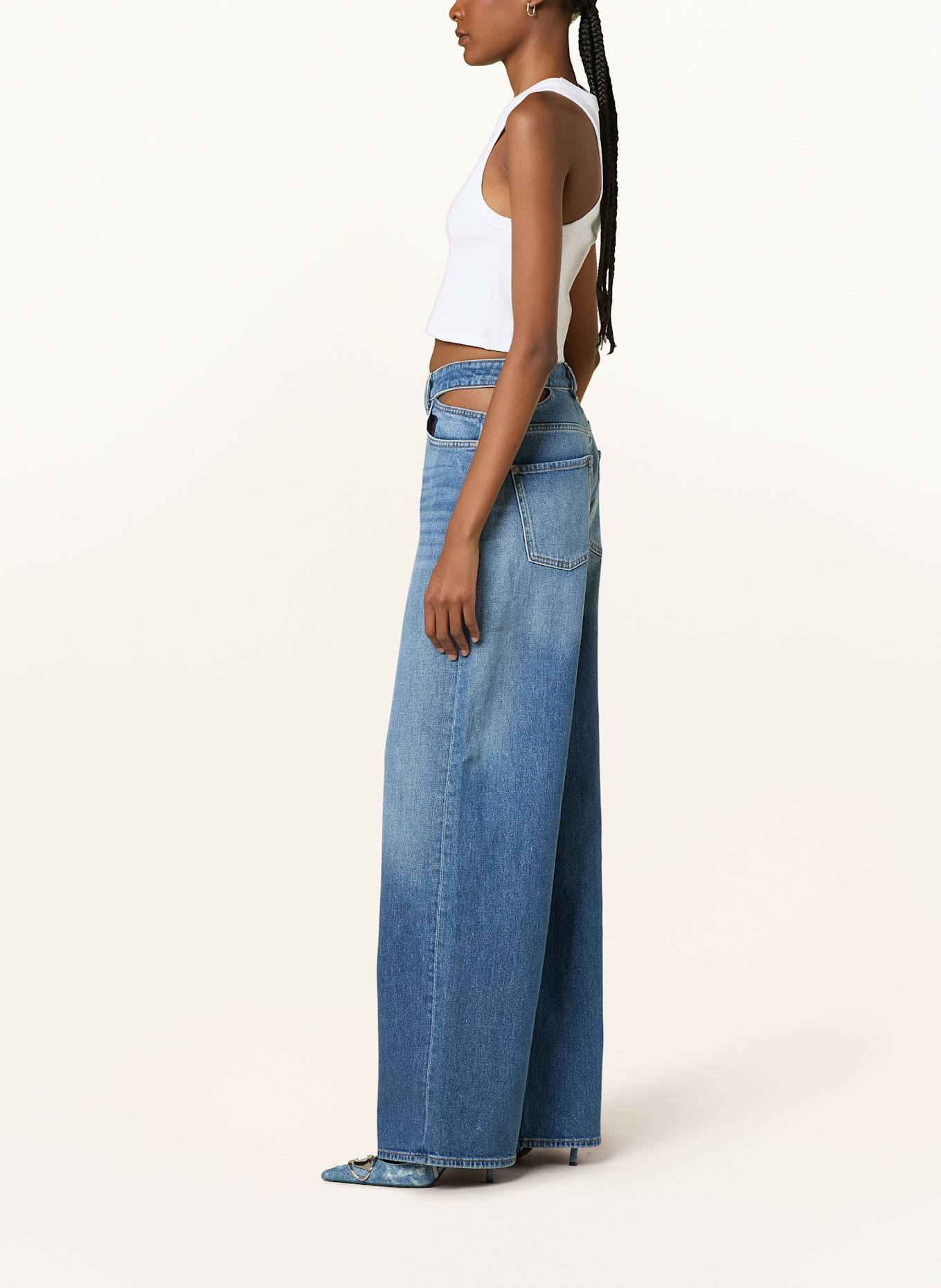 7 for all mankind Wide Leg Jeans SCOUT mit Cut-outs: Weekend
