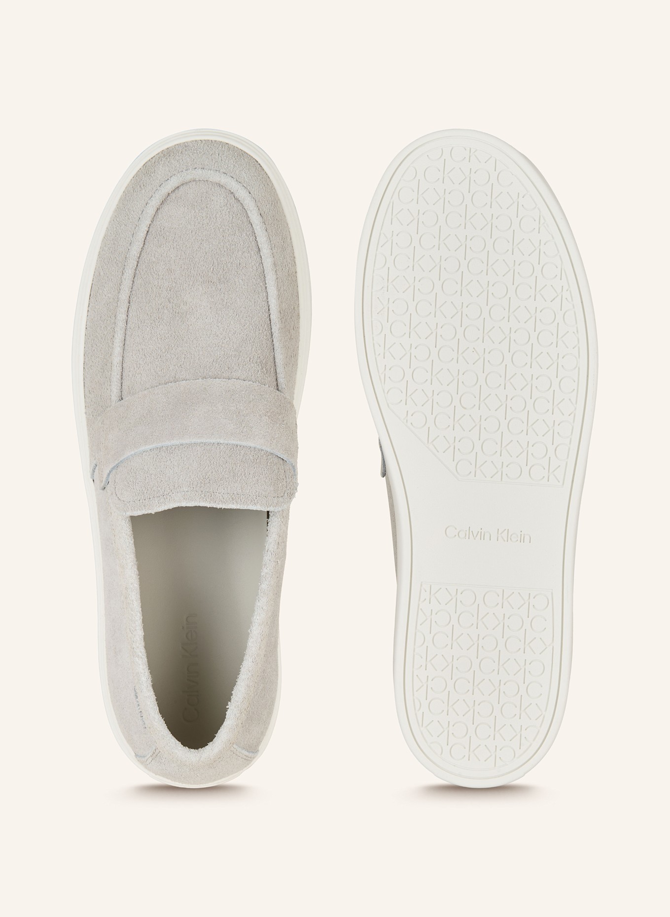 Calvin Klein Loafer: HELLGRAU
