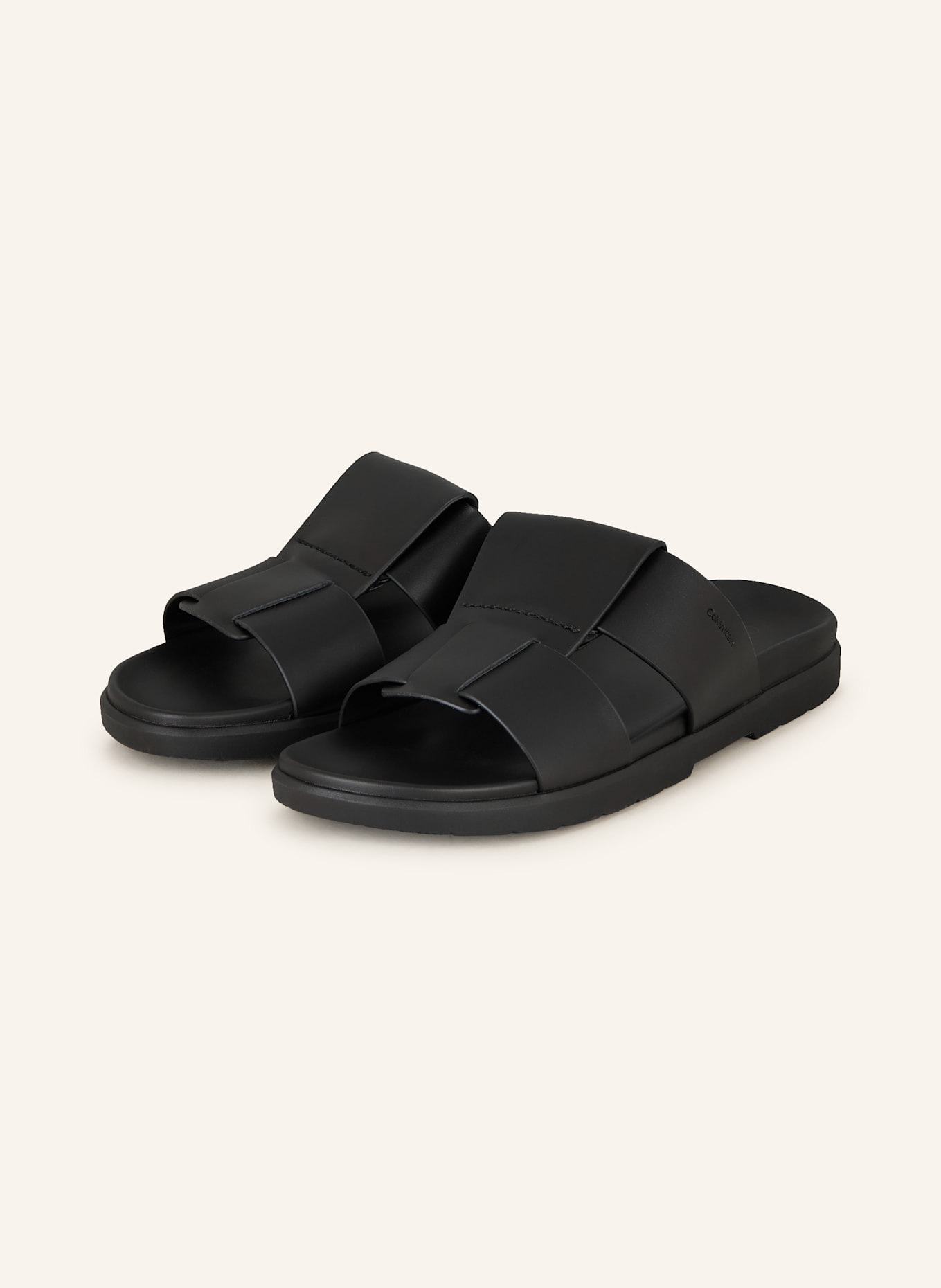 Calvin Klein Klapki: CZARNY
