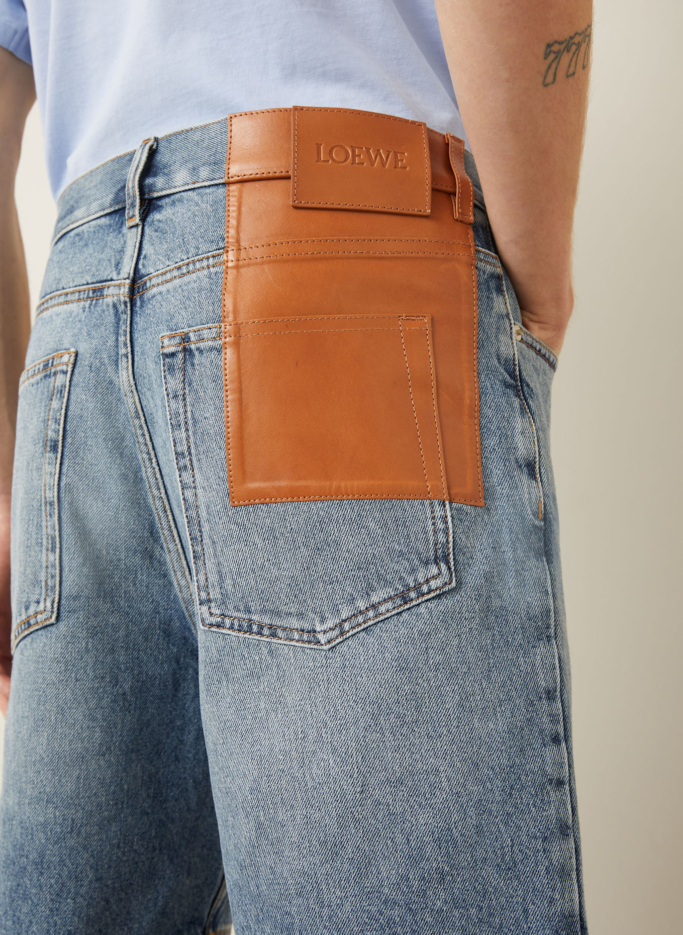 LOEWE Jeansshorts: 5100 blue
