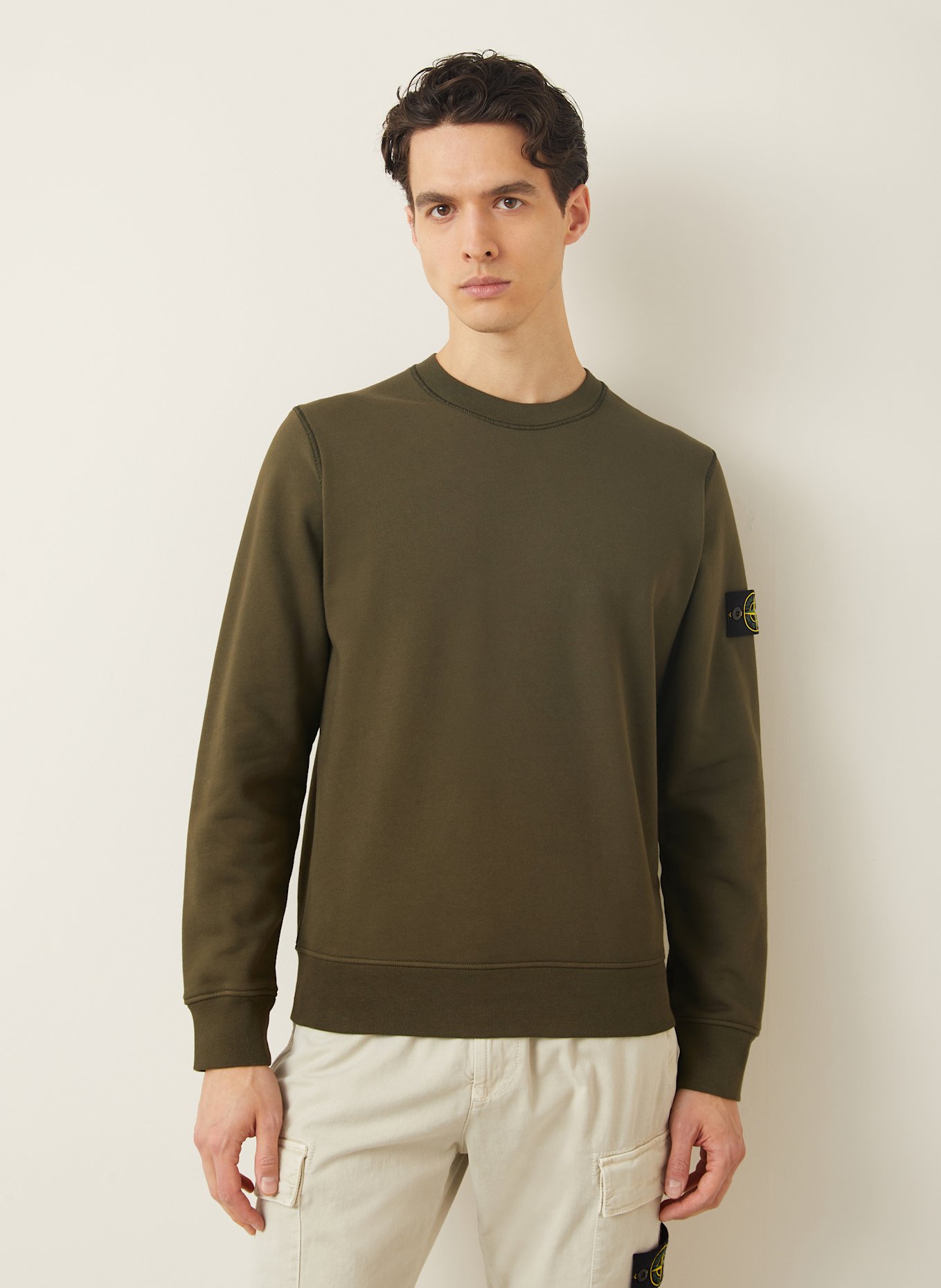 STONE ISLAND Sweatshirt: KHAKI