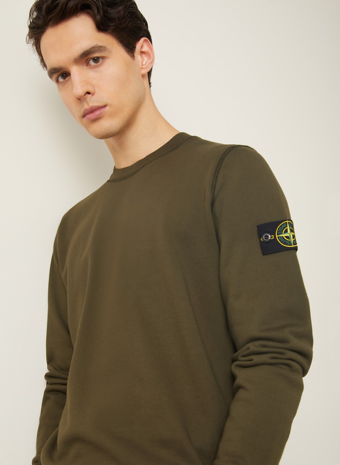 STONE ISLAND Sweatshirt: KHAKI