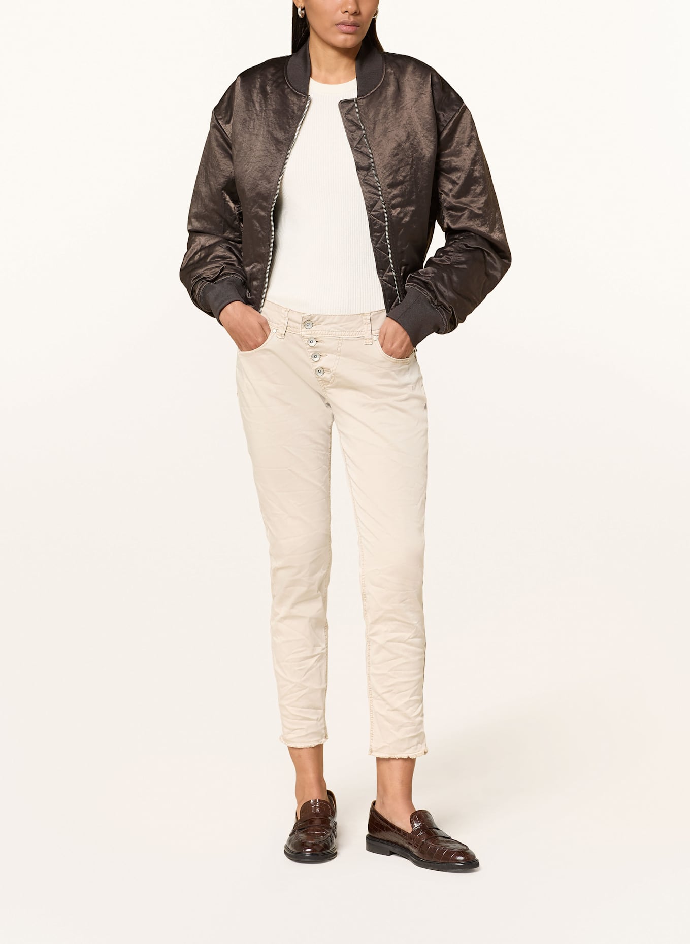 Buena Vista 7/8 kalhoty MALIBU: BÉŽOVÁ