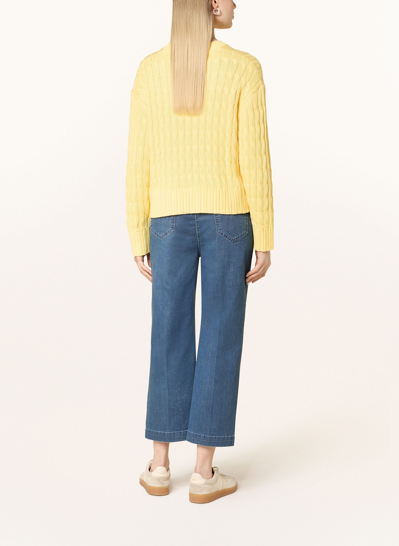 MAC Culottes in denim look: D447 blue basic authentic