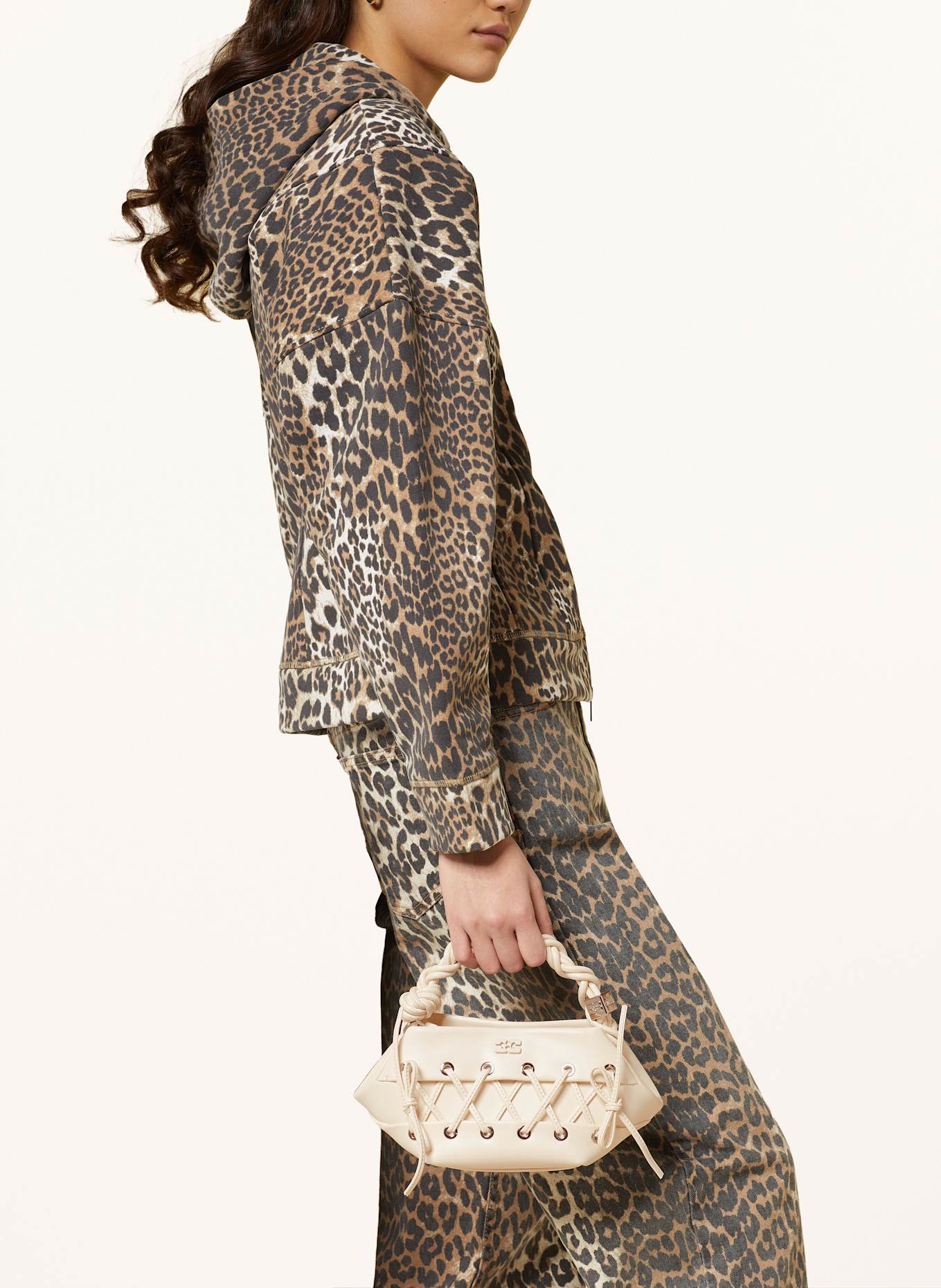 GANNI Handtasche BOU BAG MINI: ECRU