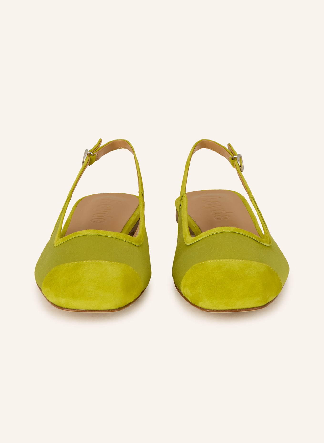 Aeyde Slingballerinas GERALDINE: HELLGRÜN