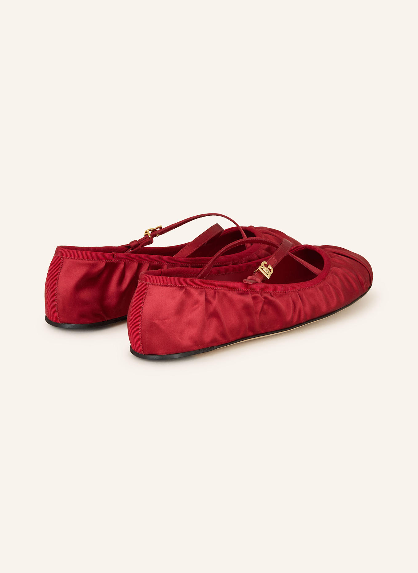 DOLCE & GABBANA Ballerinas: DUNKELROT