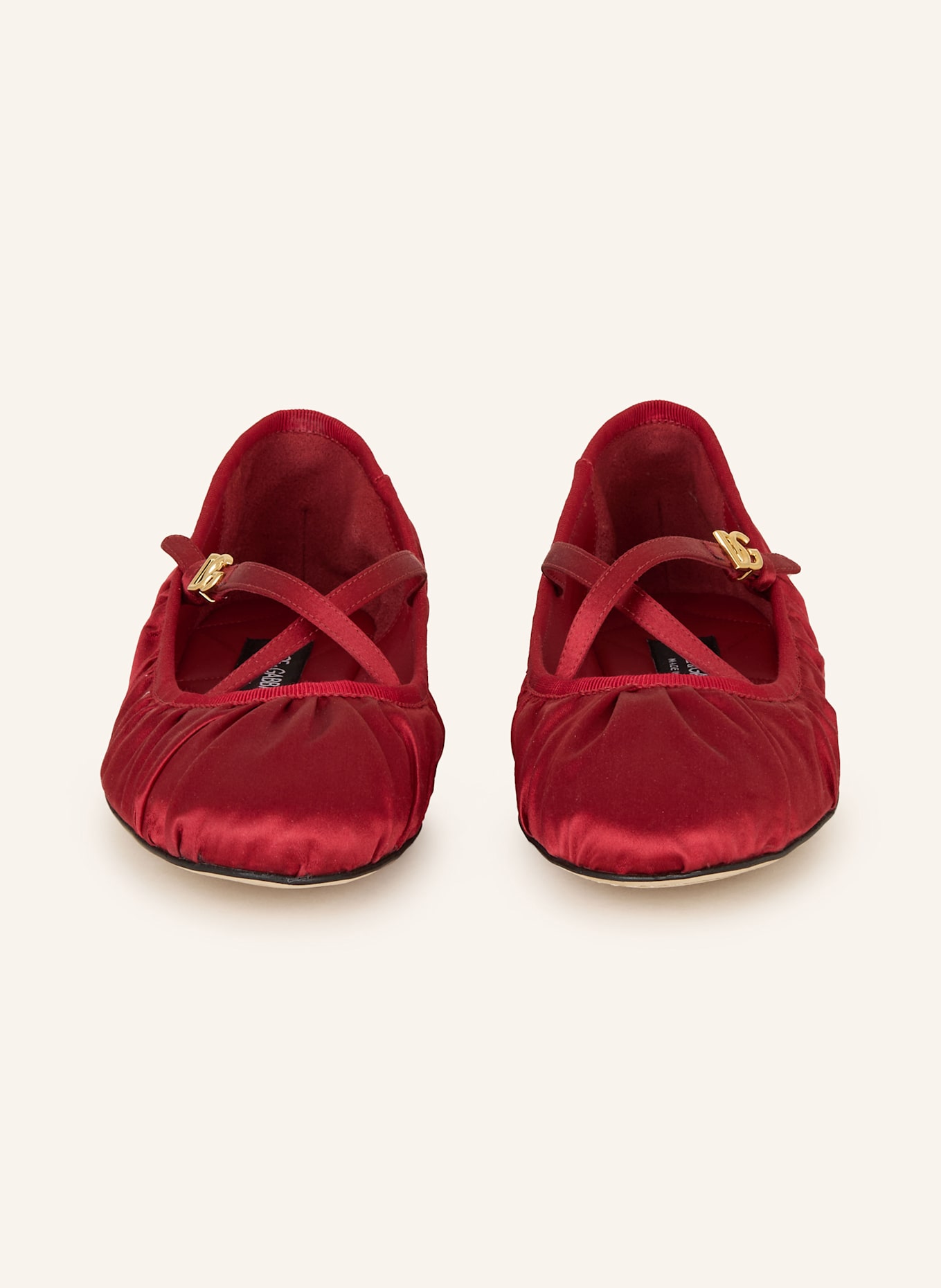 DOLCE & GABBANA Ballerinas: DUNKELROT