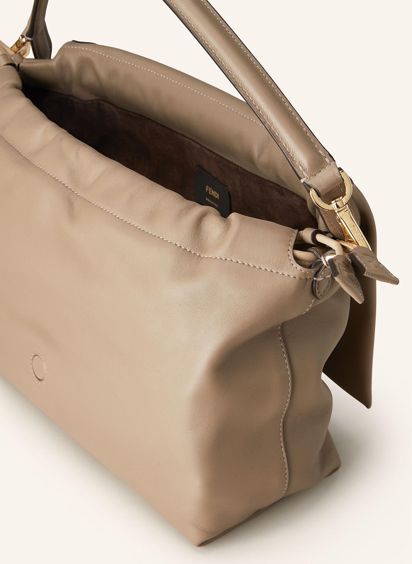 FENDI Handtasche MAMMA BAGUETTE: TAUPE
