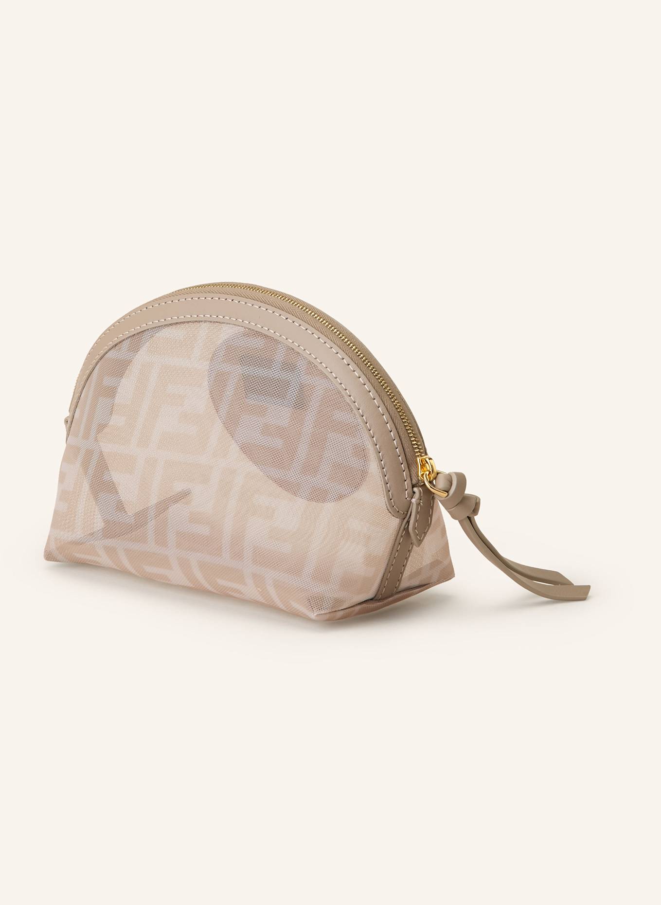 FENDI Kosmetiktasche FF: BEIGE