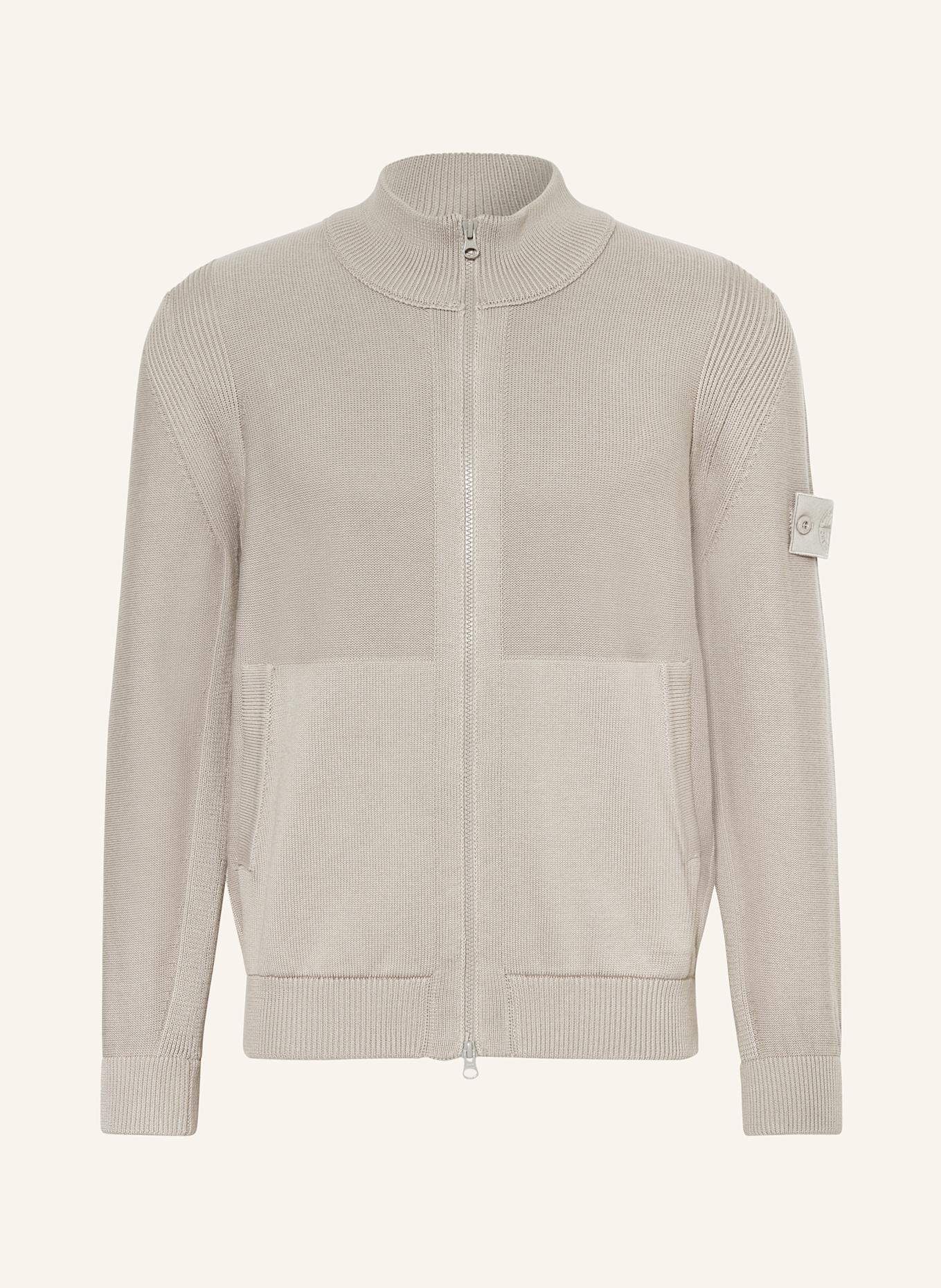 STONE ISLAND Kardigan GHOST: SZARY