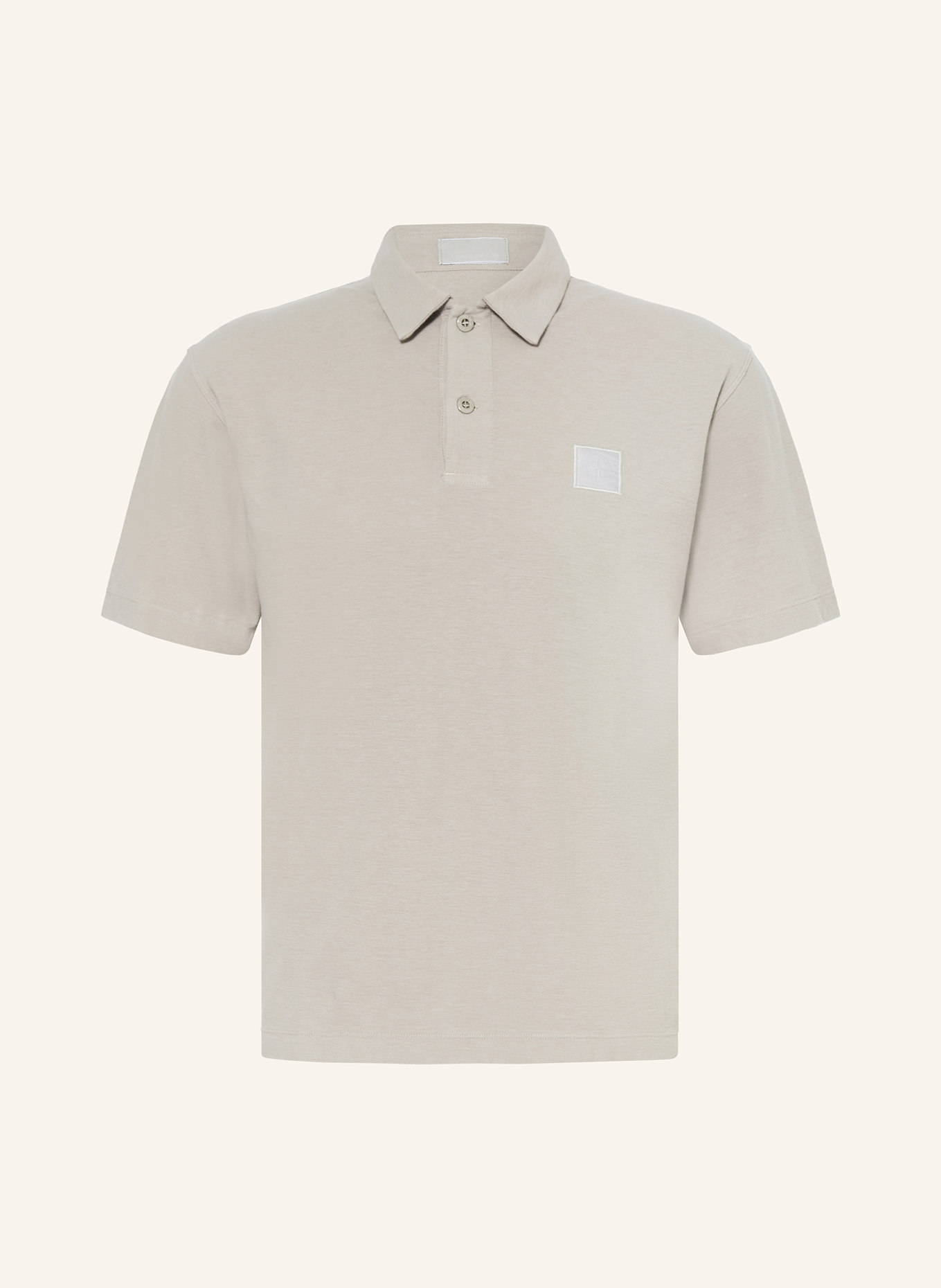 STONE ISLAND Jersey-Poloshirt GHOST: HELLGRAU
