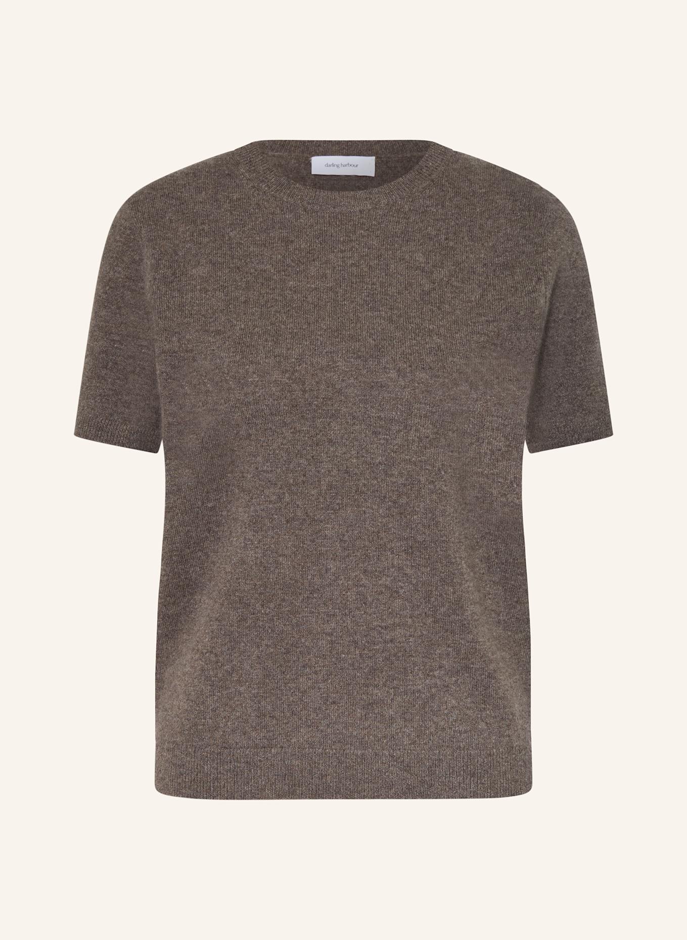 darling harbour Strickshirt aus Cashmere: TAUPE