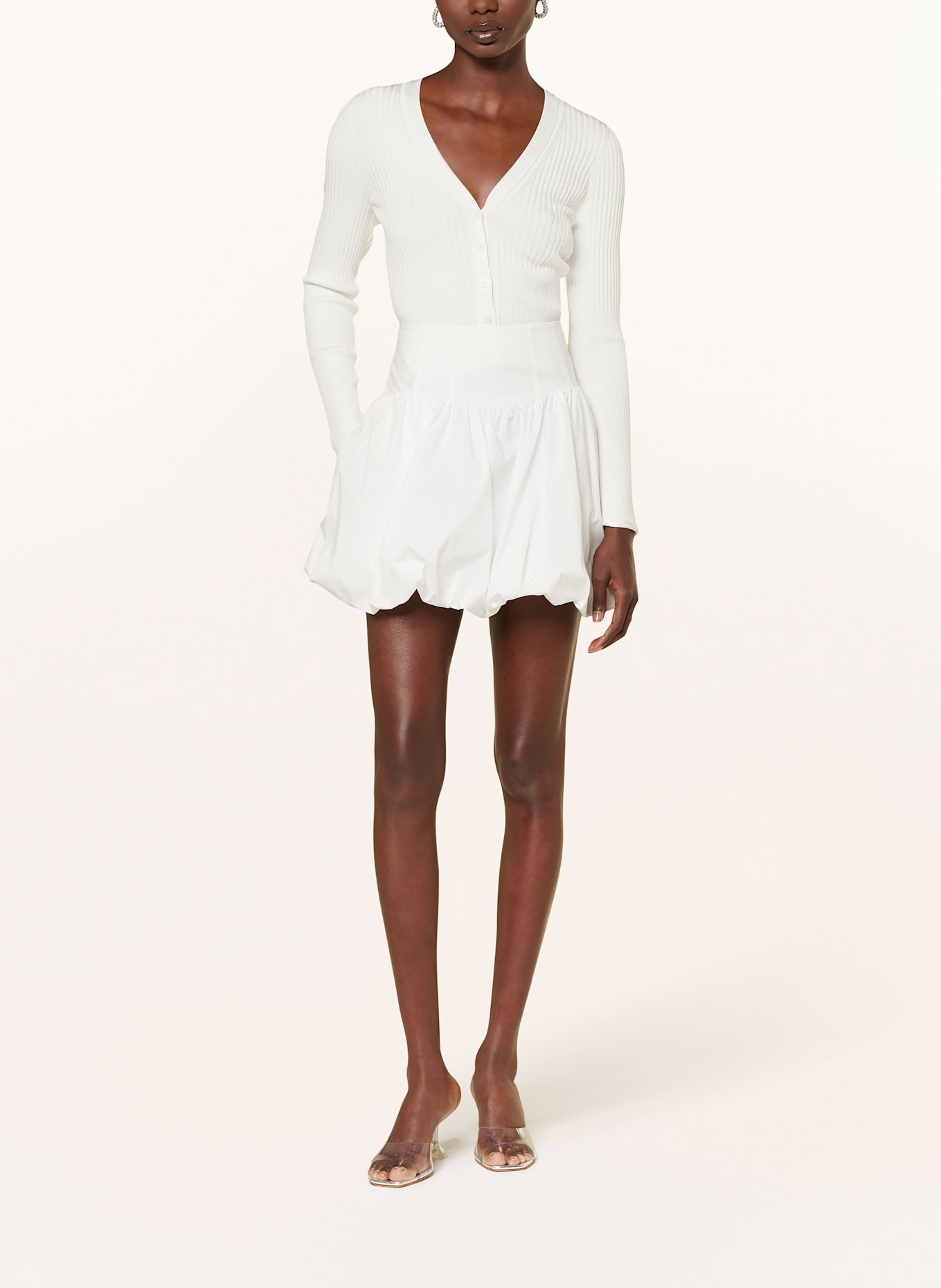 SIMKHAI Spódnica PIPPA BUBBLE: BIAŁY