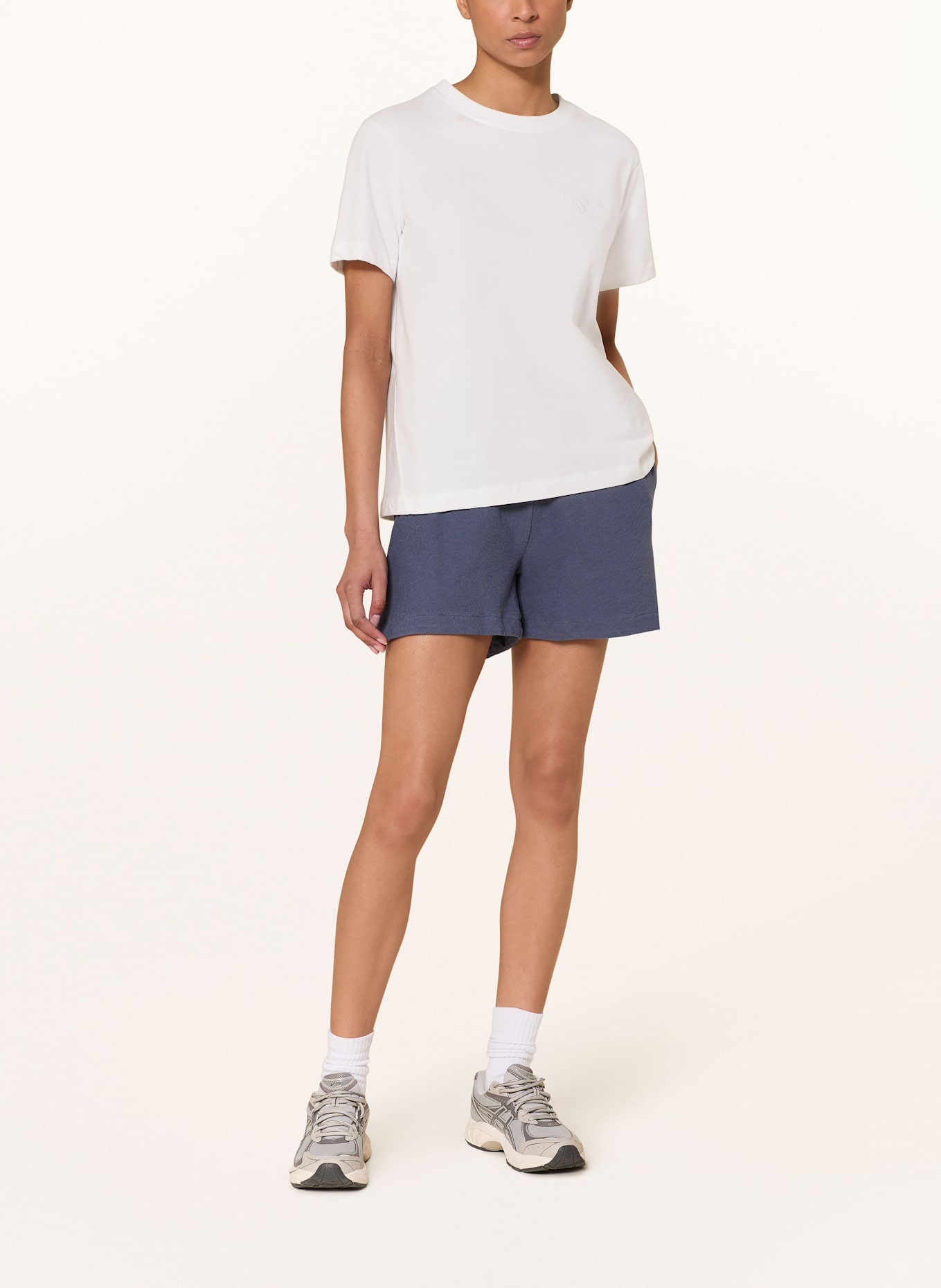 KnowledgeCotton Apparel Frotteeshorts POSEY: BLAU