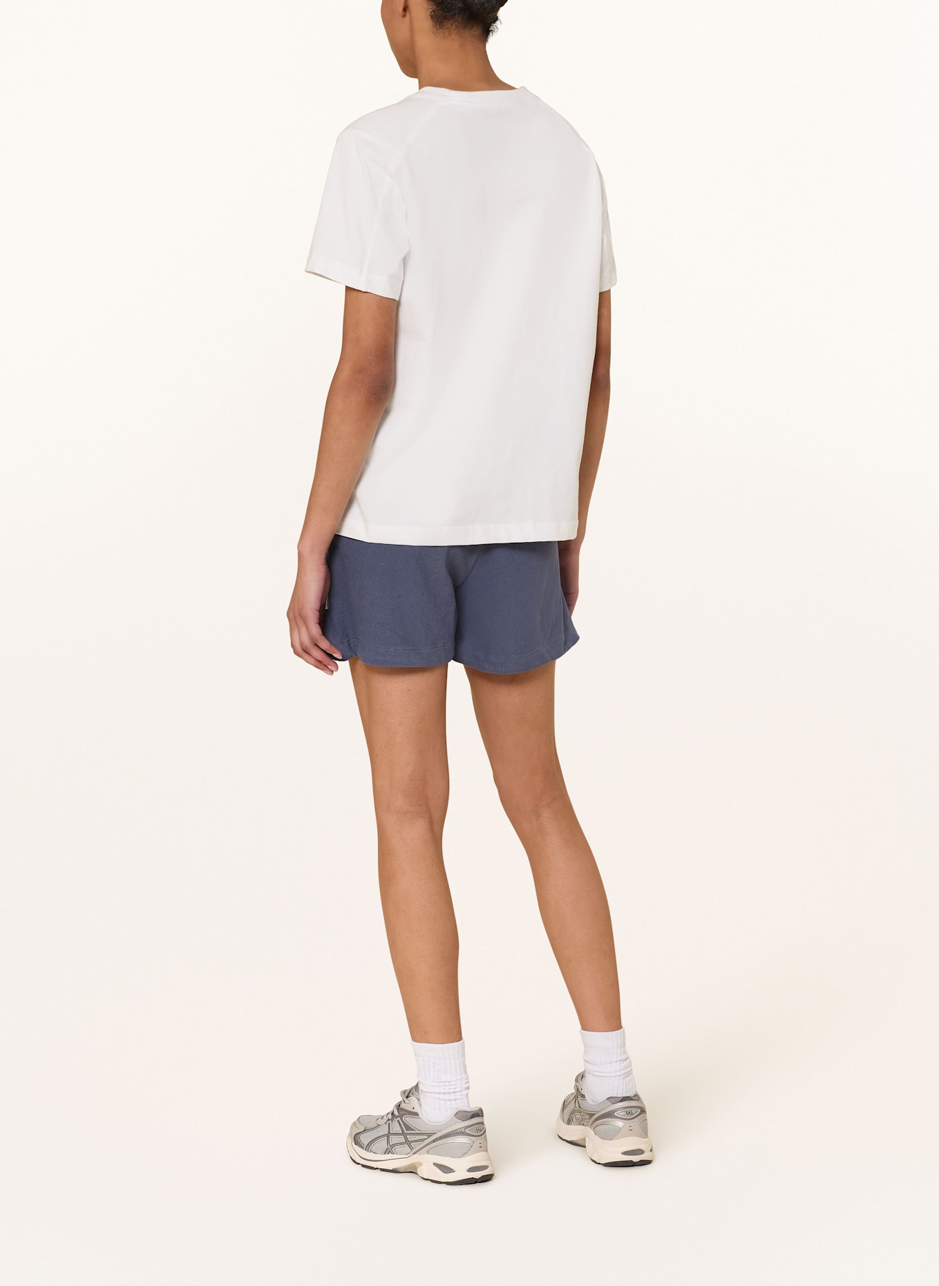 KnowledgeCotton Apparel Frotteeshorts POSEY: BLAU