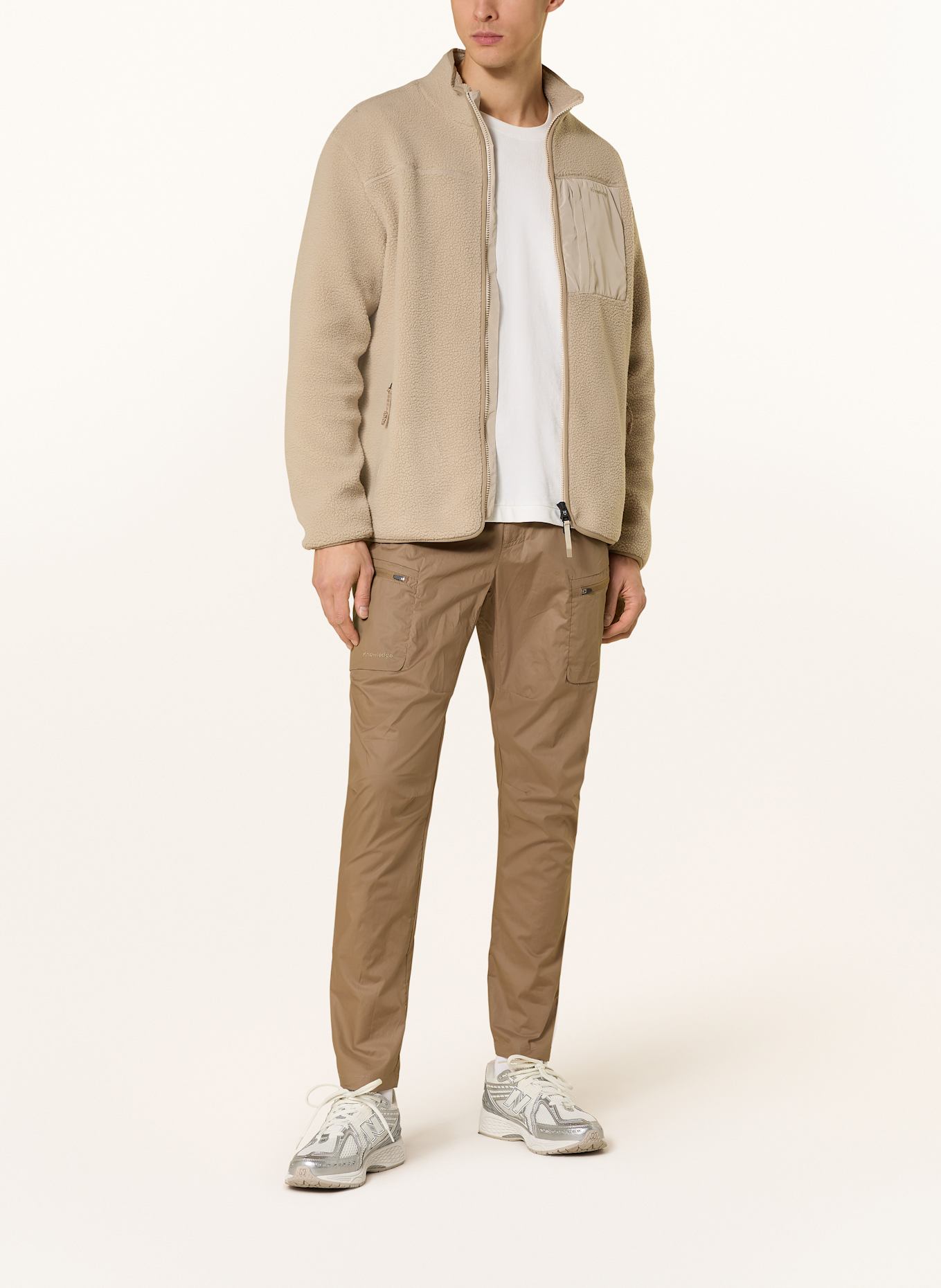 KnowledgeCotton Apparel Hiking pants: BROWN