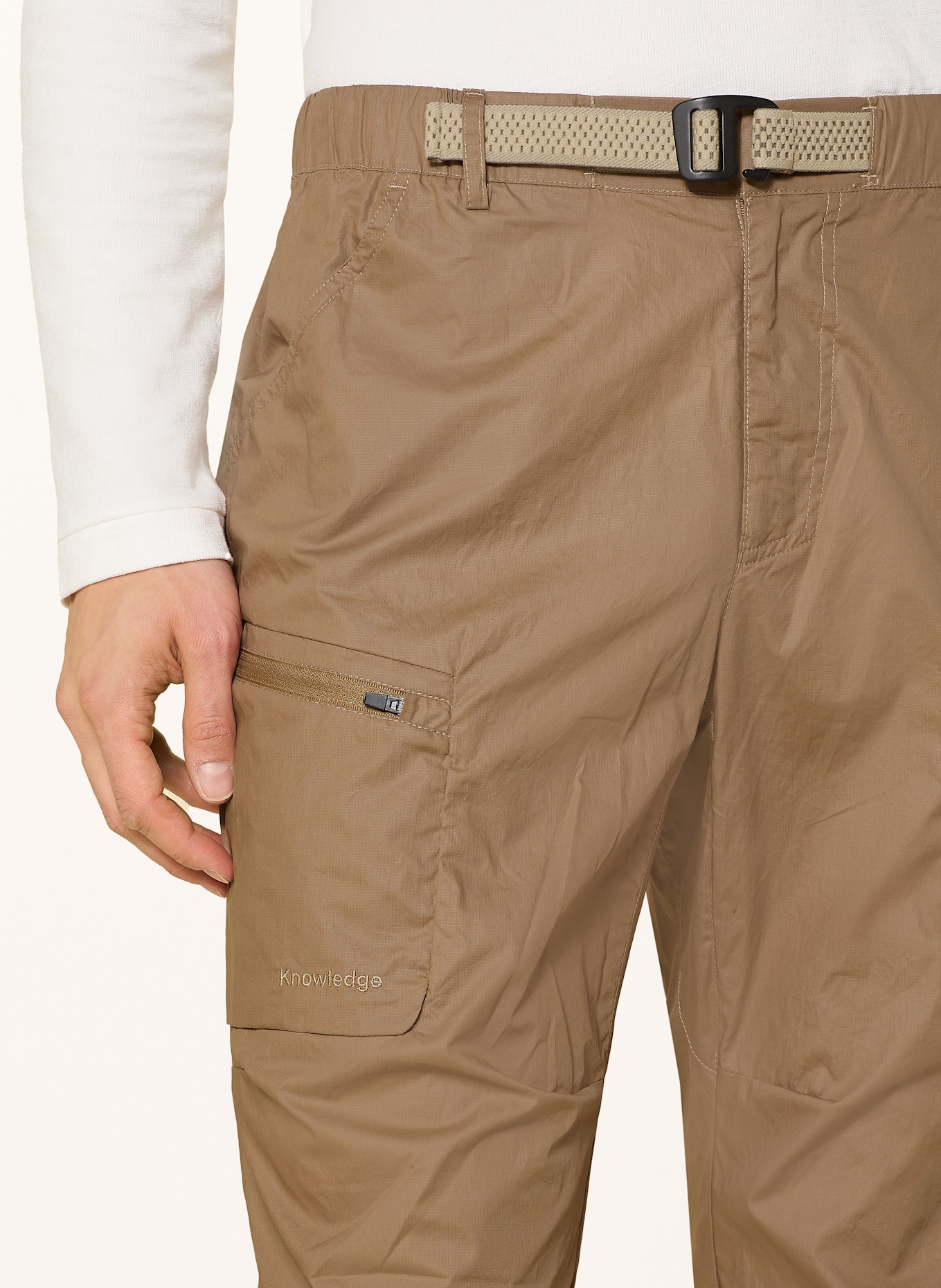 KnowledgeCotton Apparel Hiking pants: BROWN