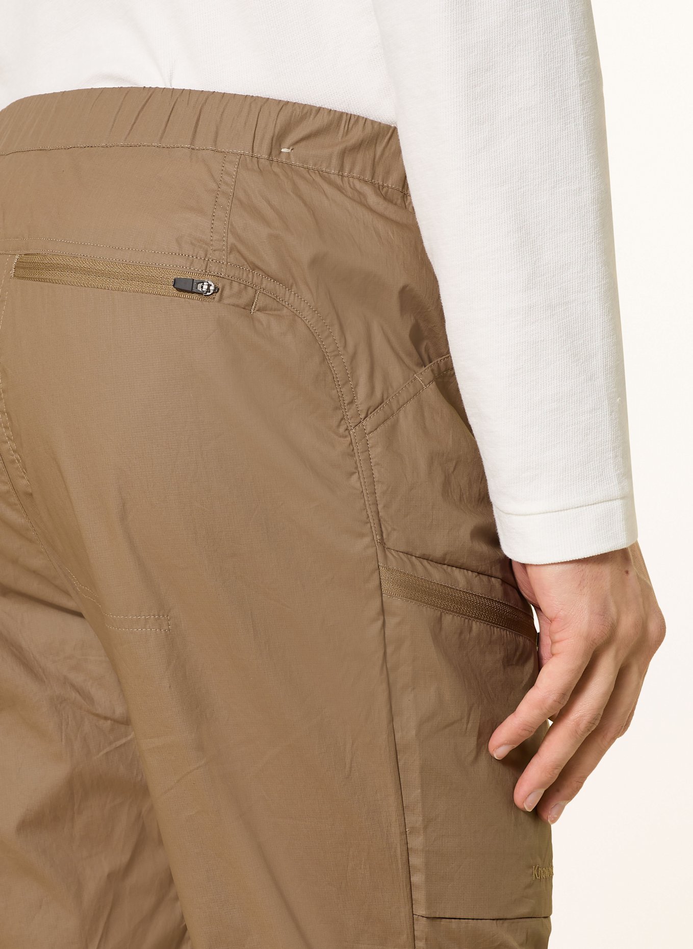 KnowledgeCotton Apparel Hiking pants: BROWN