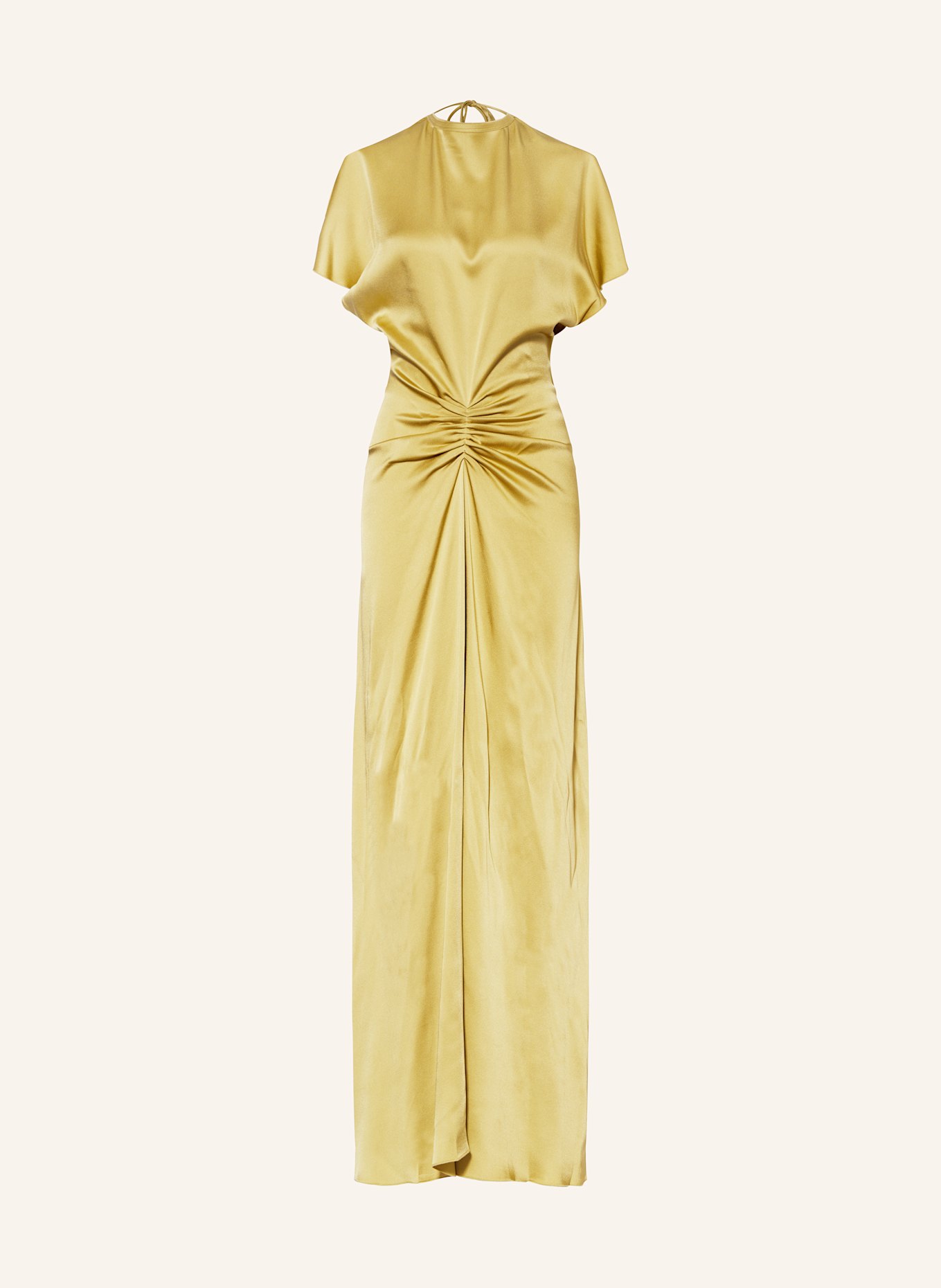 VICTORIA BECKHAM Abendkleid aus Satin: OLIV