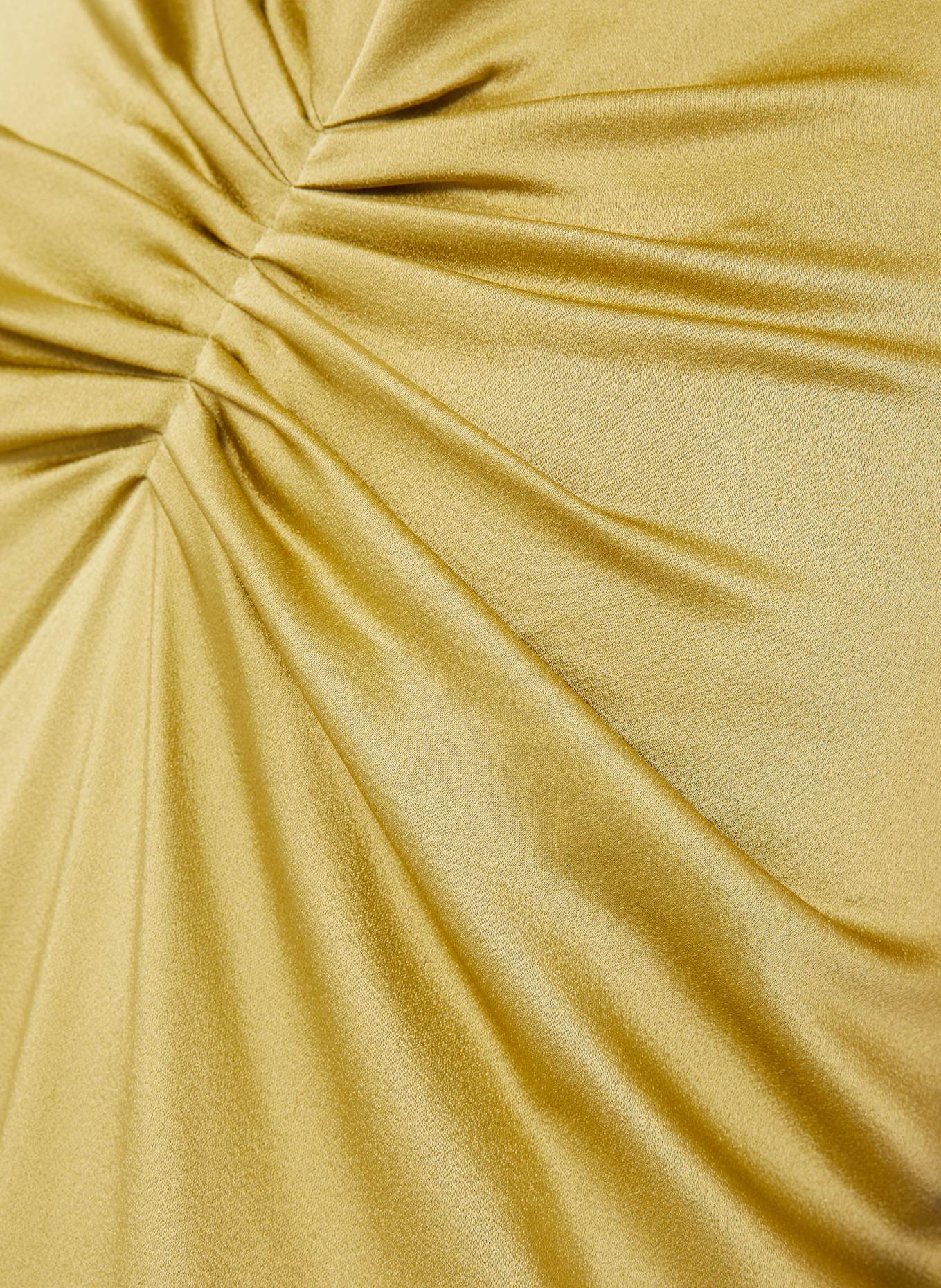 VICTORIA BECKHAM Abendkleid aus Satin: OLIV